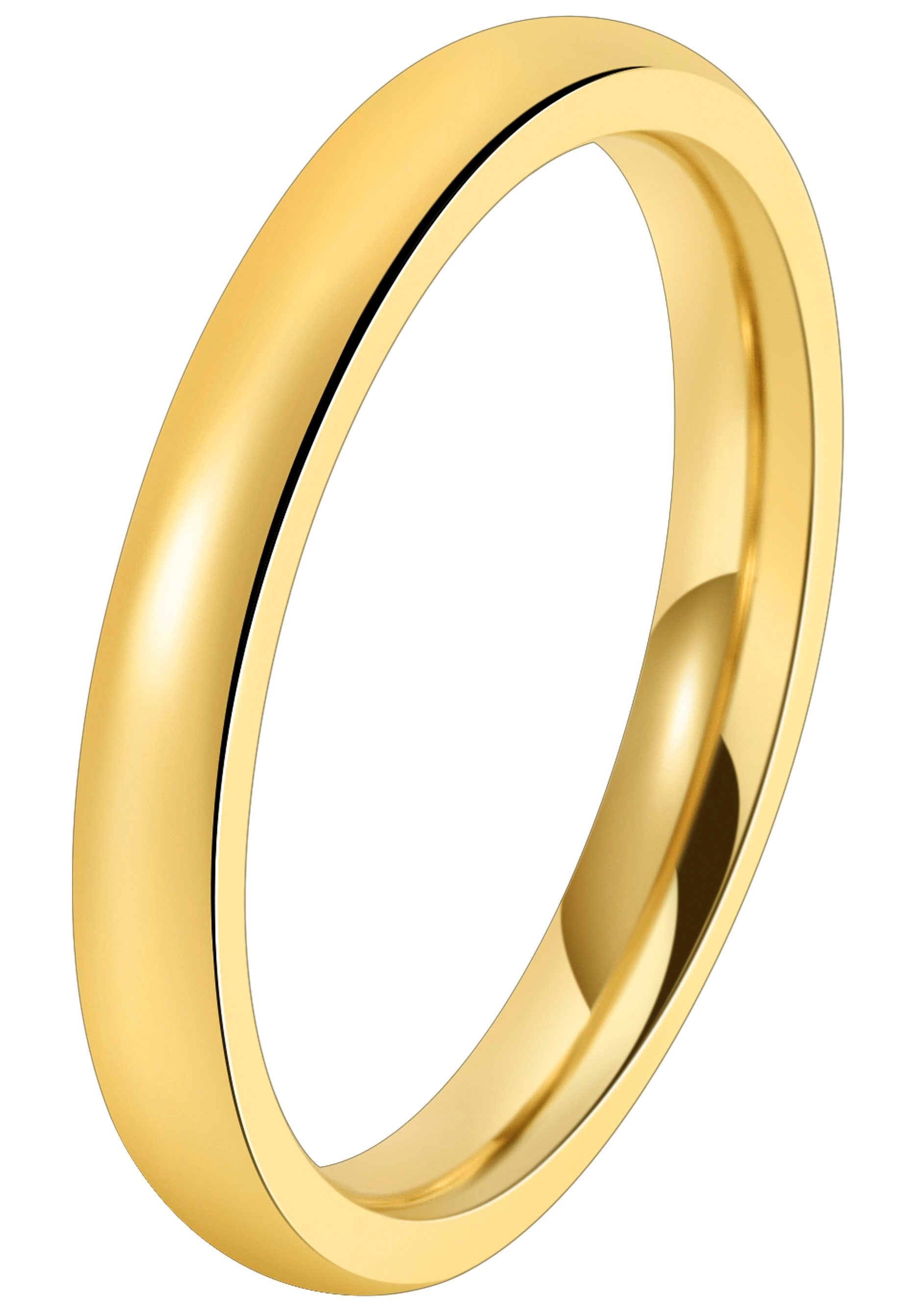 DOOSTI Trauring »Schmuck Geschenk Edelstahl Trauring Ehering Partnerring LIEBE«, wahlweise mit oder ohne Zirkonia