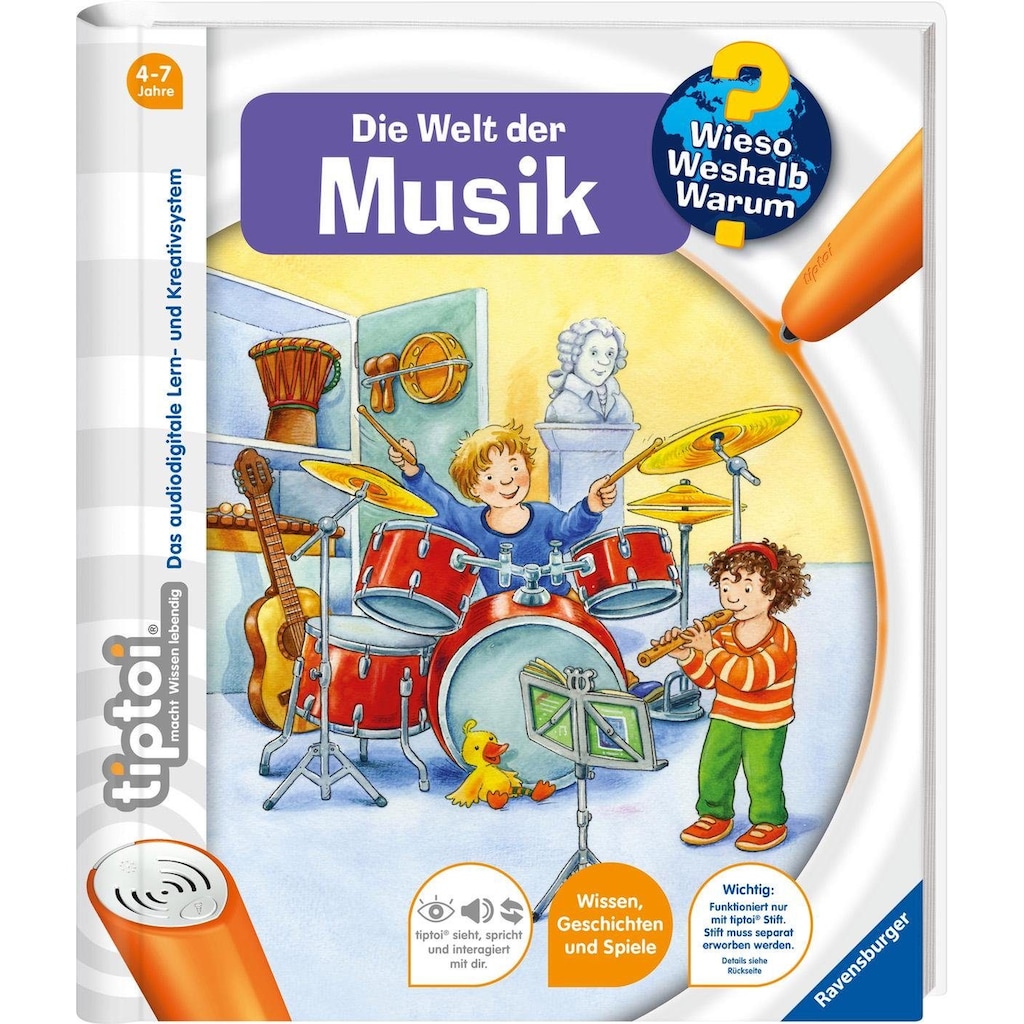 Ravensburger Buch »tiptoi® WWW - Welt der Musik«, Made in Europe; FSC® - schützt Wald - weltweit