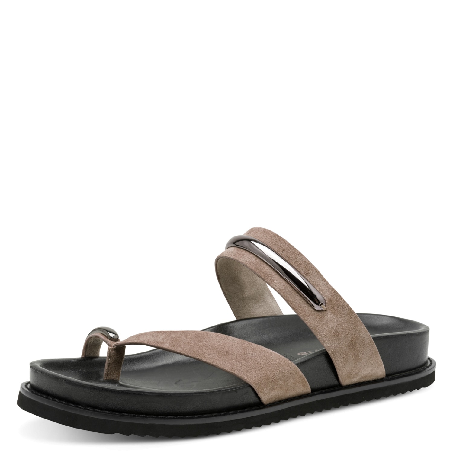 Tamaris Dianette  Sommerschuh, Pantolette, Zehentrenner mit Schmuckelementen