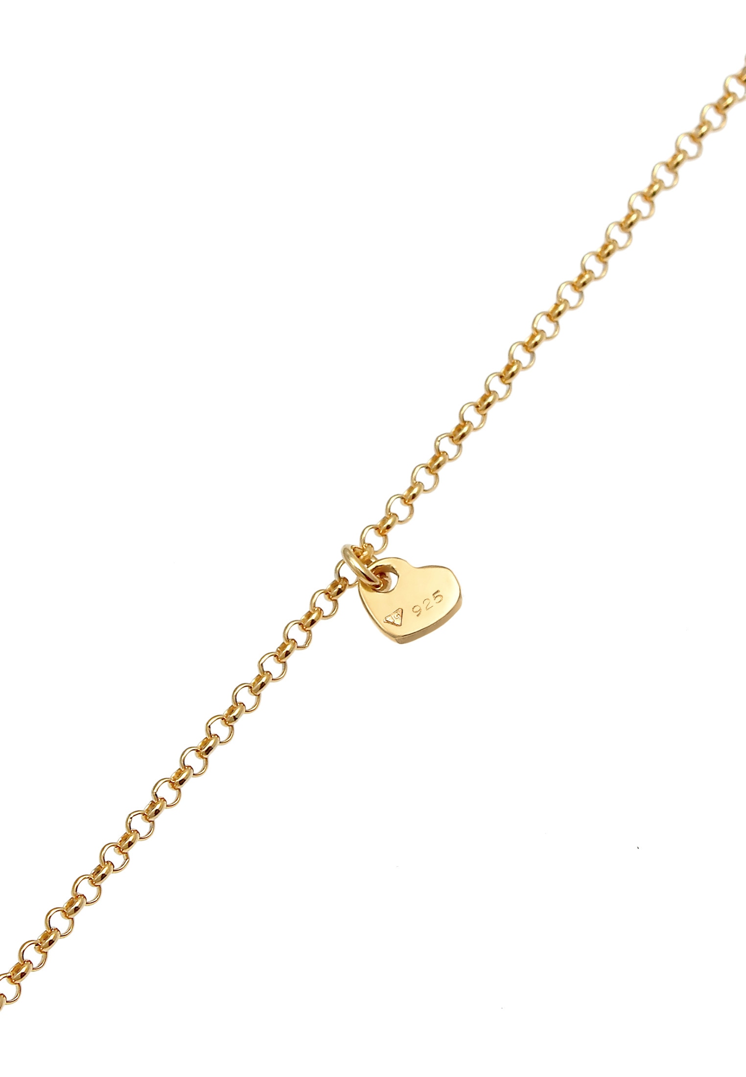 Elli Armband »Herz Liebe Romantik Erbskette 925 Silber«