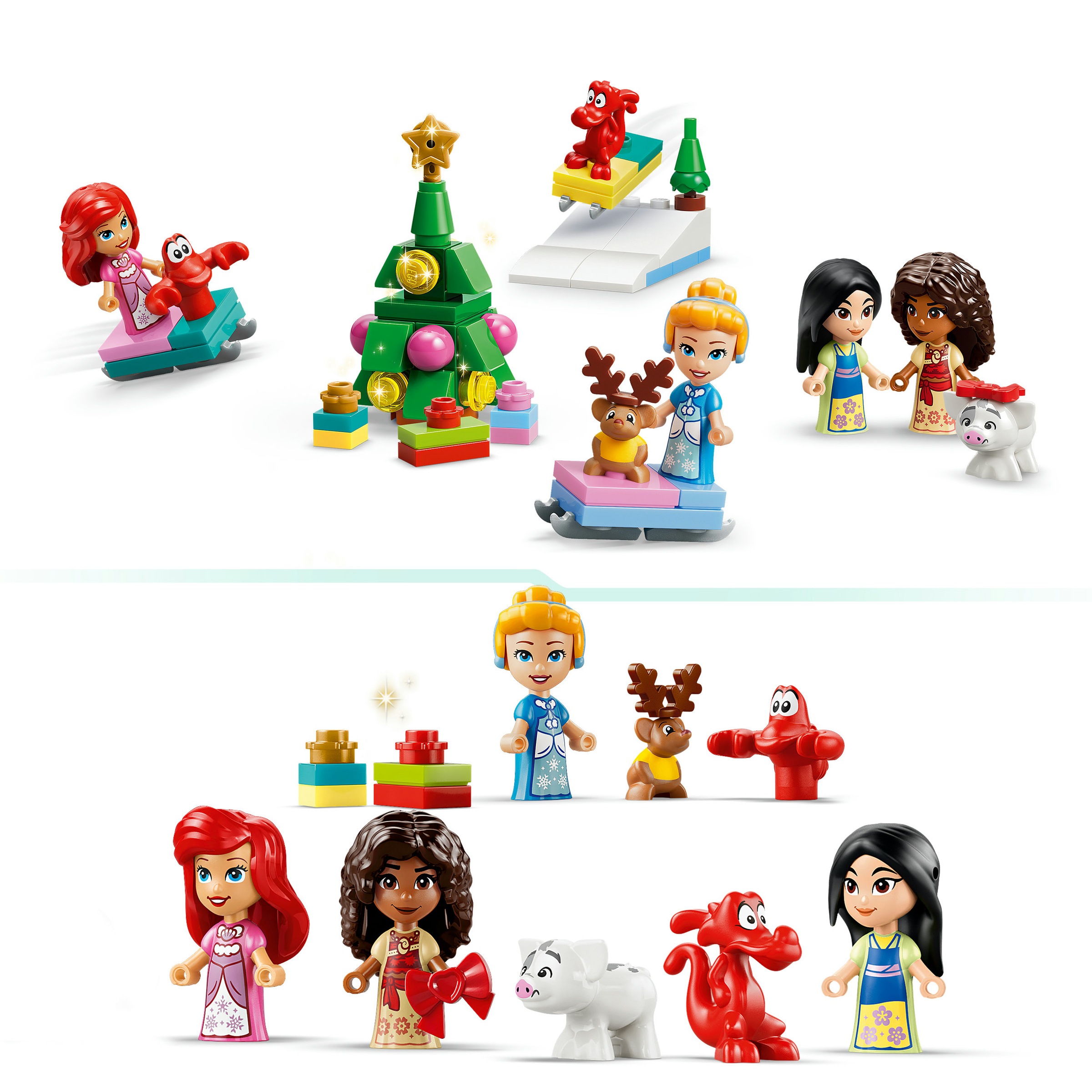 LEGO® Spielzeug-Adventskalender »Adventskalender 2026 (43298), LEGO Disney Princess« ab 5 Jahren Made in Europe
