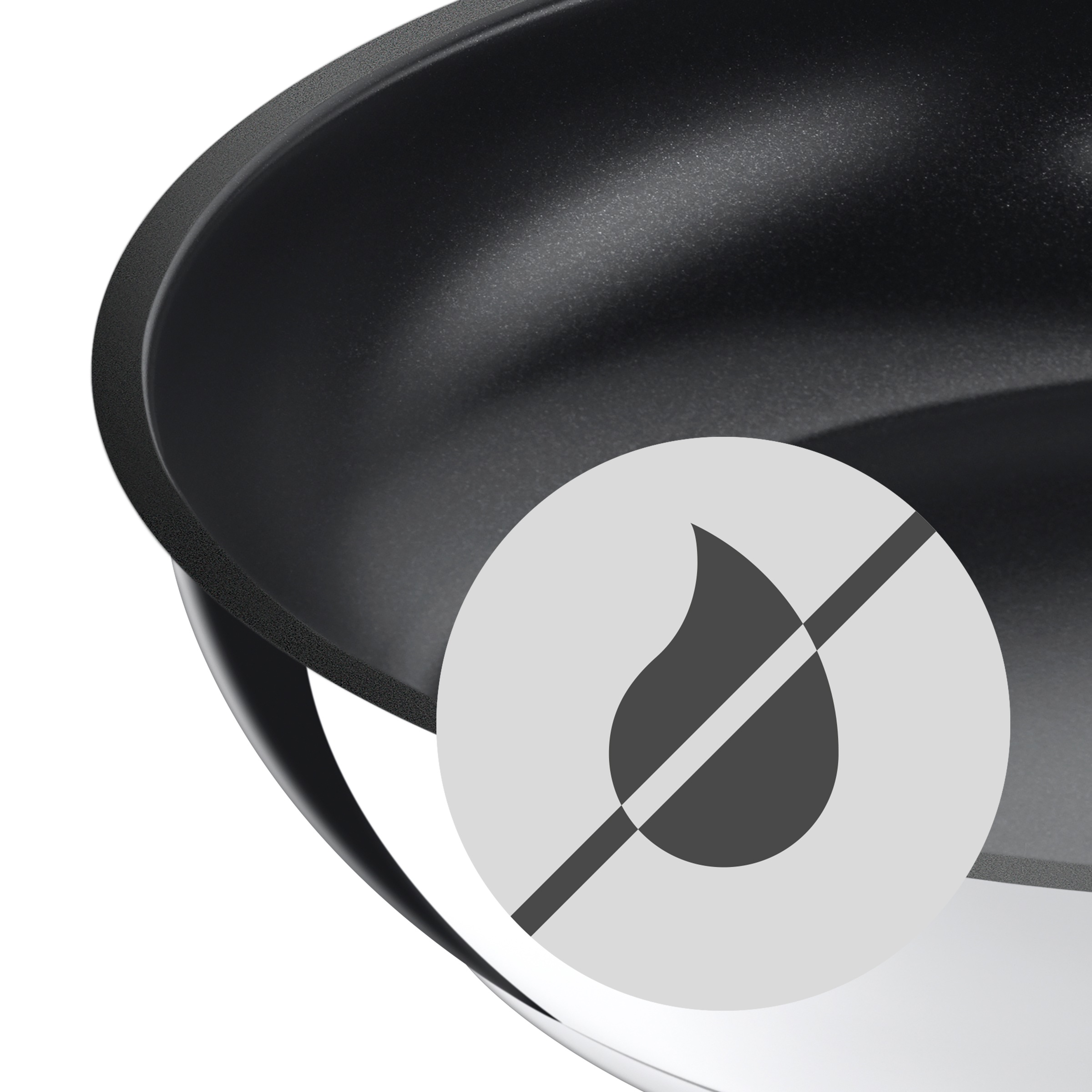 WMF Servierpfanne »CeraDur Profi«, Cromargan® Edelstahl Rostfrei 18/10, (1 tlg.), TransTherm-Allherdboden