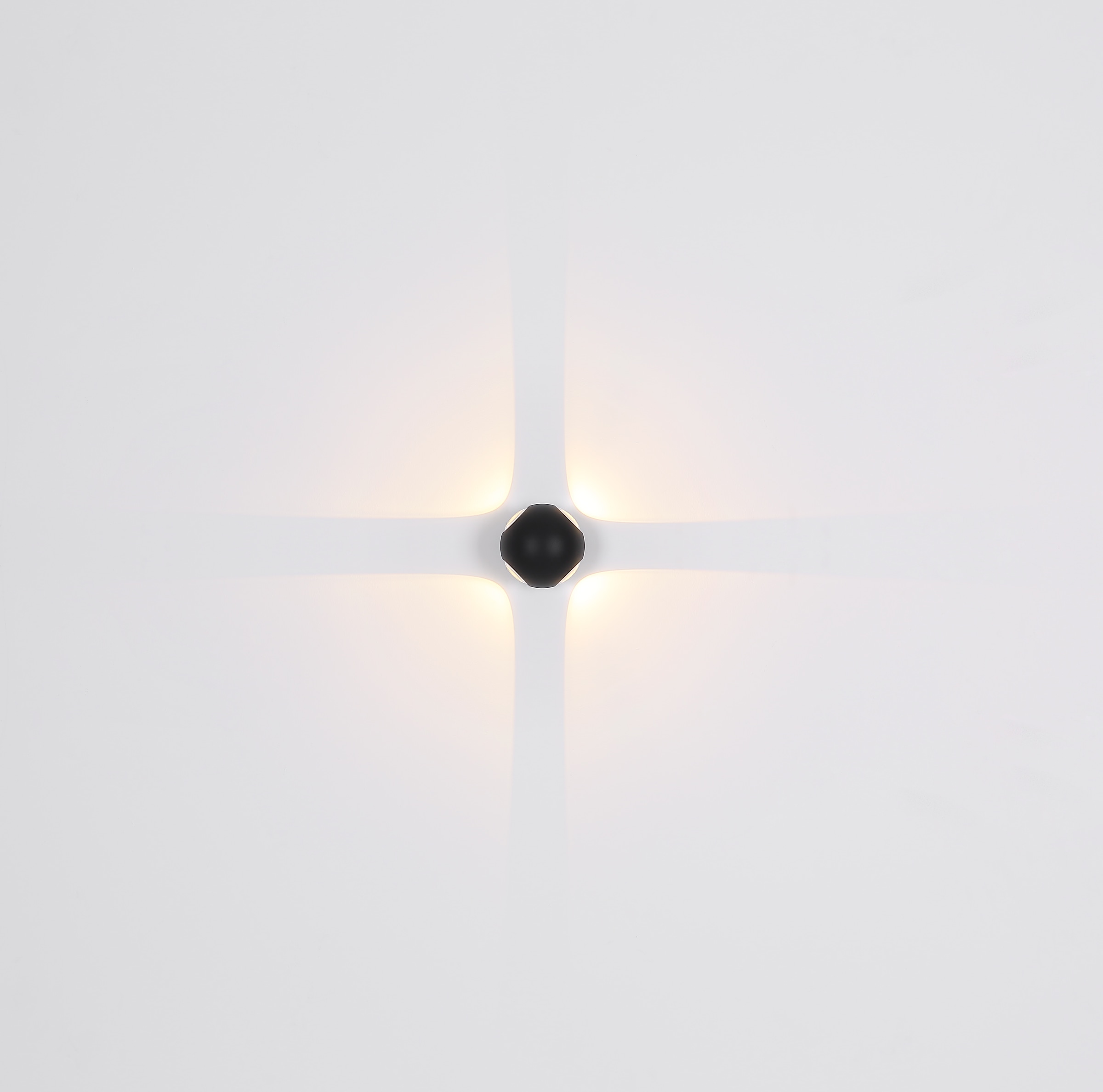 GLOBO LIGHTING LED Außen-Wandleuchte »SLICE«, Leuchtmittel LED-Modul | LED fest integriert, Außenbereich/IP54/3000K/Lichteffekt in vier Richtungen