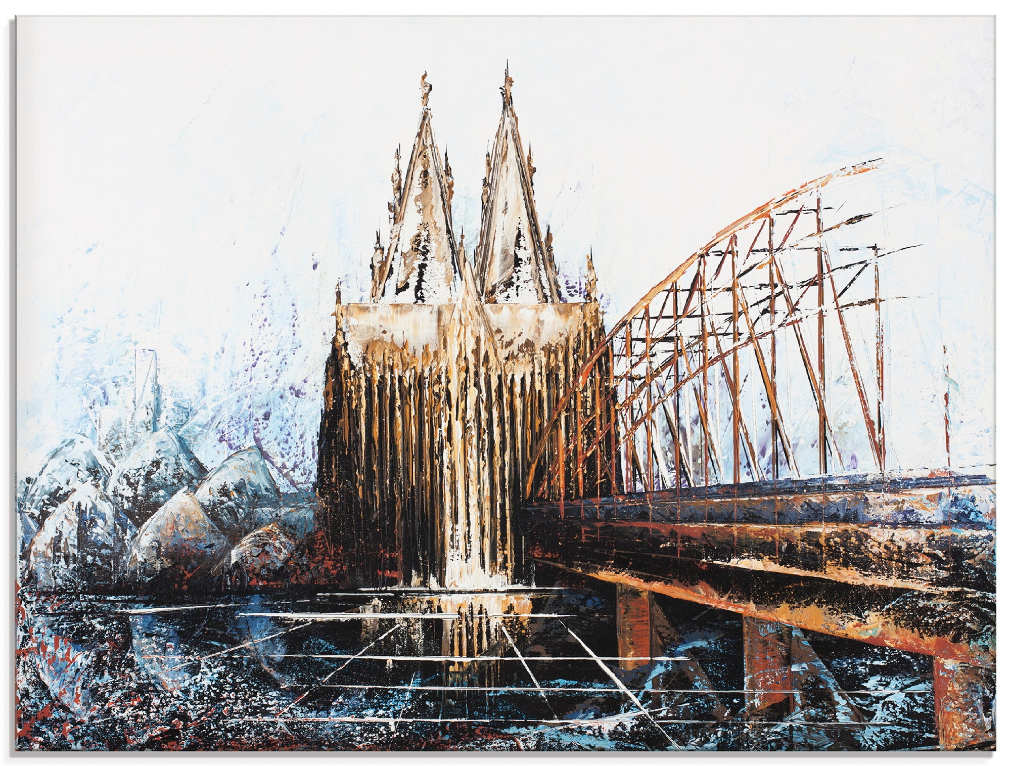 Artland Glasbild »Köln Impression«, Deutschland, (1 St.), in verschiedenen Größen