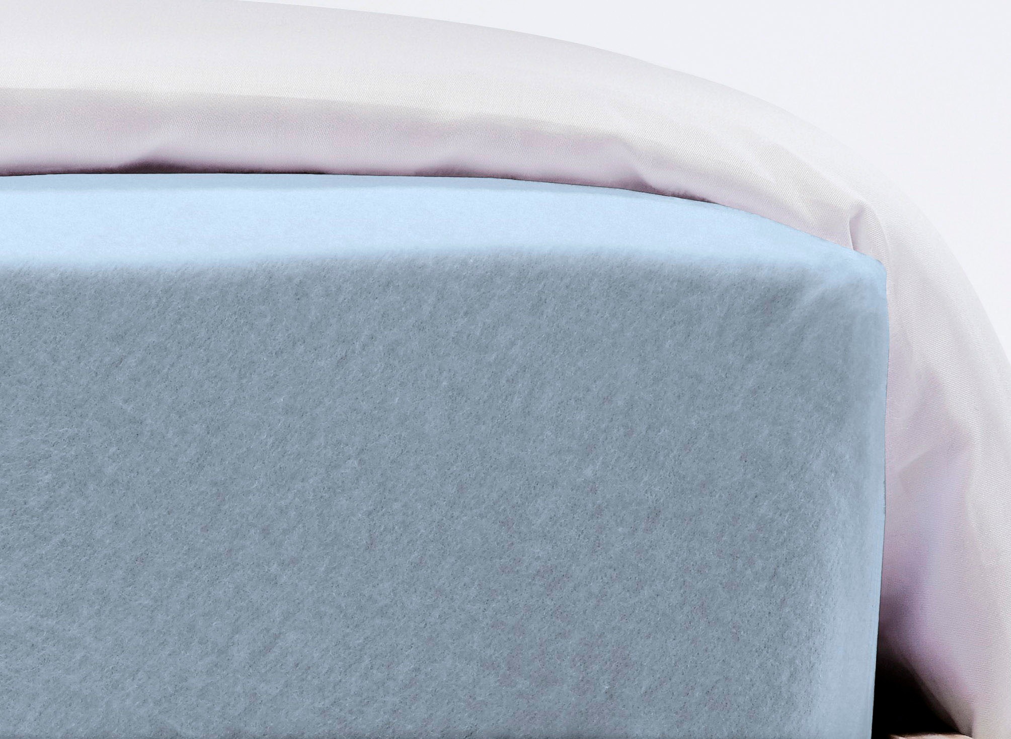 fleuresse Spannbettlaken »Flauschjersey«, aus Baumwolle, Bettlaken, Spannbe günstig online kaufen