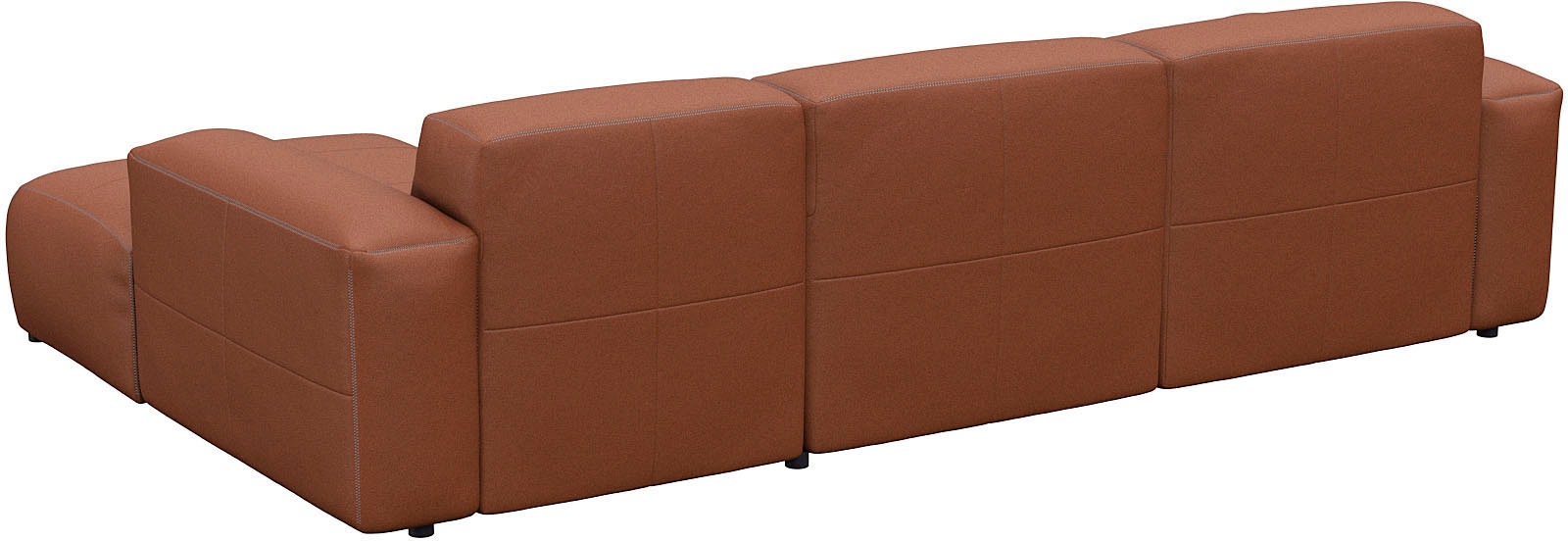 FLEXLUX Ecksofa »Lucera bequem und komfortabel durch hochwertigen Sitzaufbau, L.Form«, modern & anschmiegsam, Kaltschaum, Stahl-Wellenunterfederung