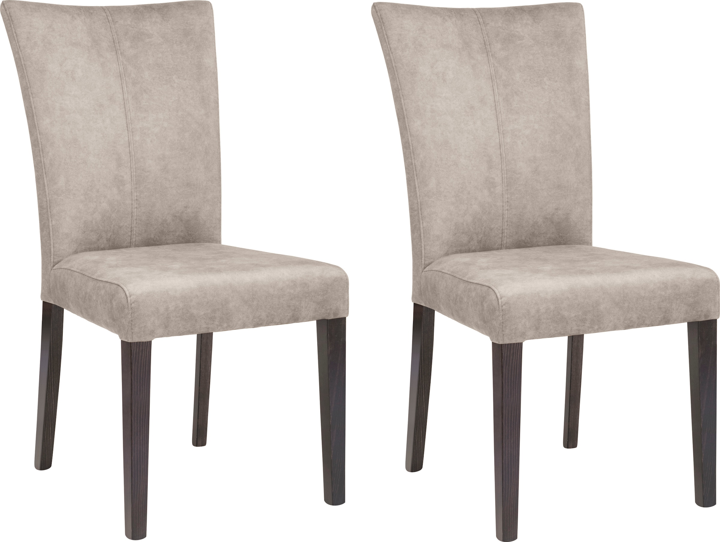 Home affaire 4-Fußstuhl »Aspen« (Set) 2 Stk.Beine aus massiver Buche, wenge günstig online kaufen