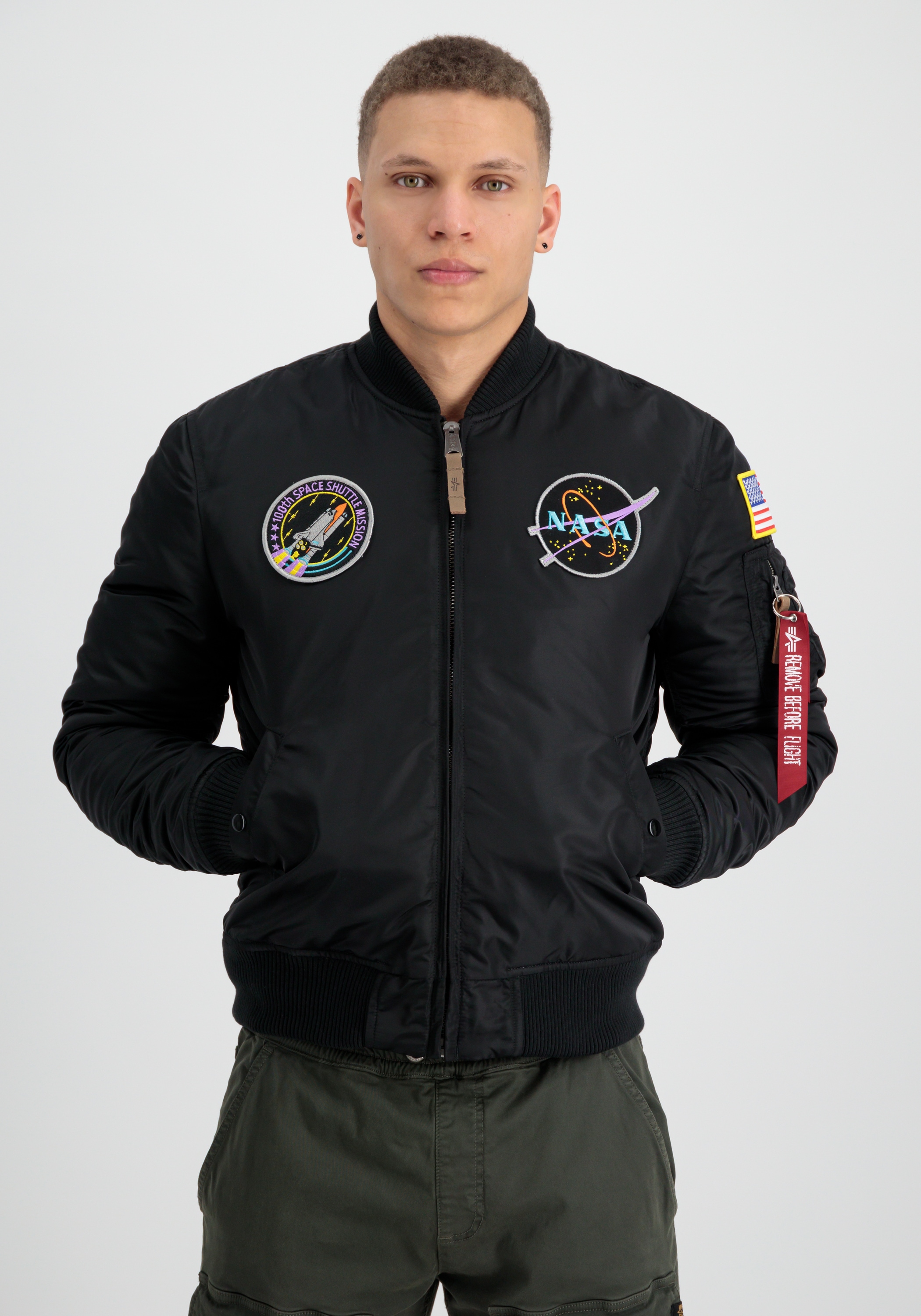 Alpha Industries Bomberjacke »Alpha Industries Men - Bomber Jackets MA-1 VF Vintage Fit NASA«