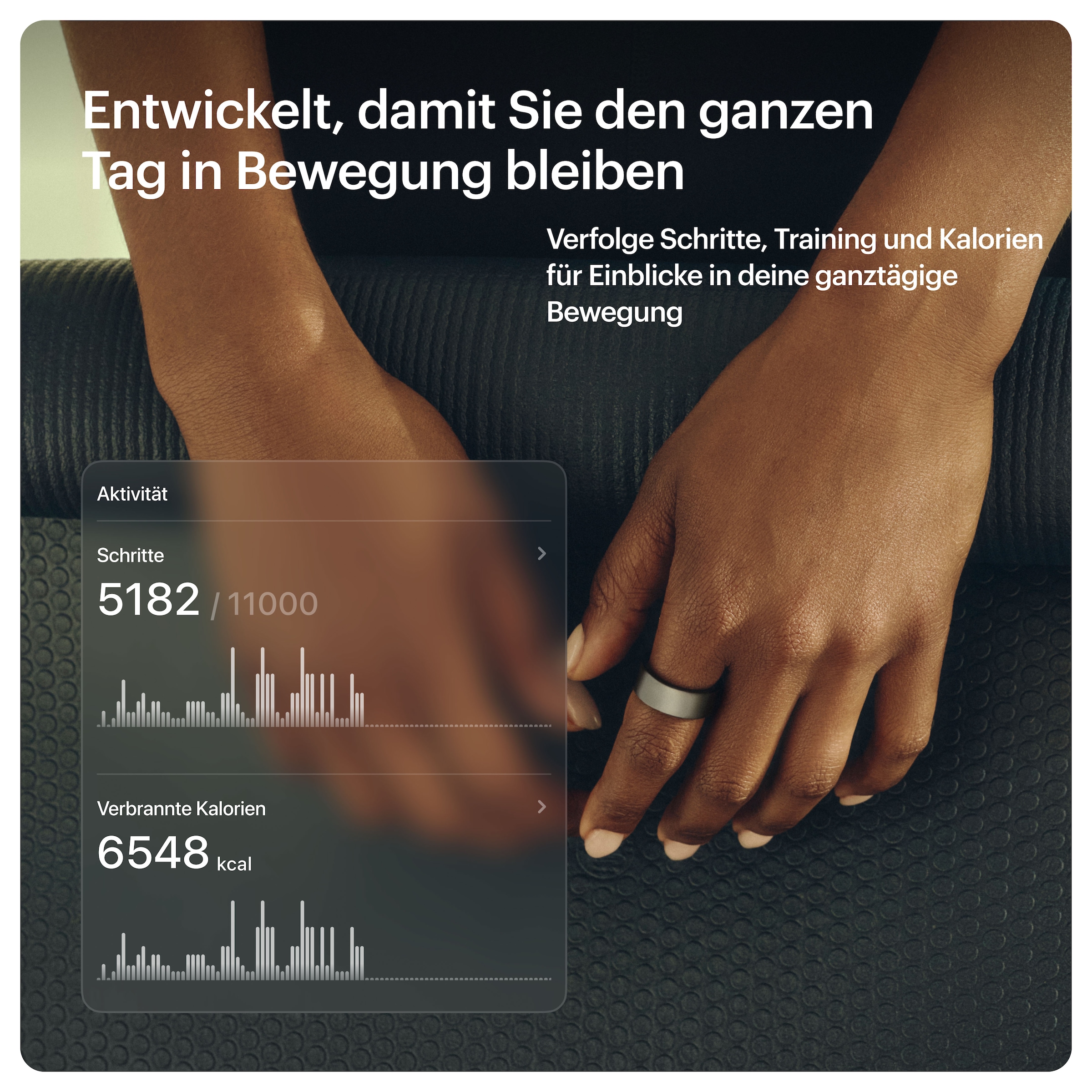 Ultrahuman Activity Tracker »Smartring AIR - Größe 8« Schlaf- und Fitness-Tracker für Frauen und Männer