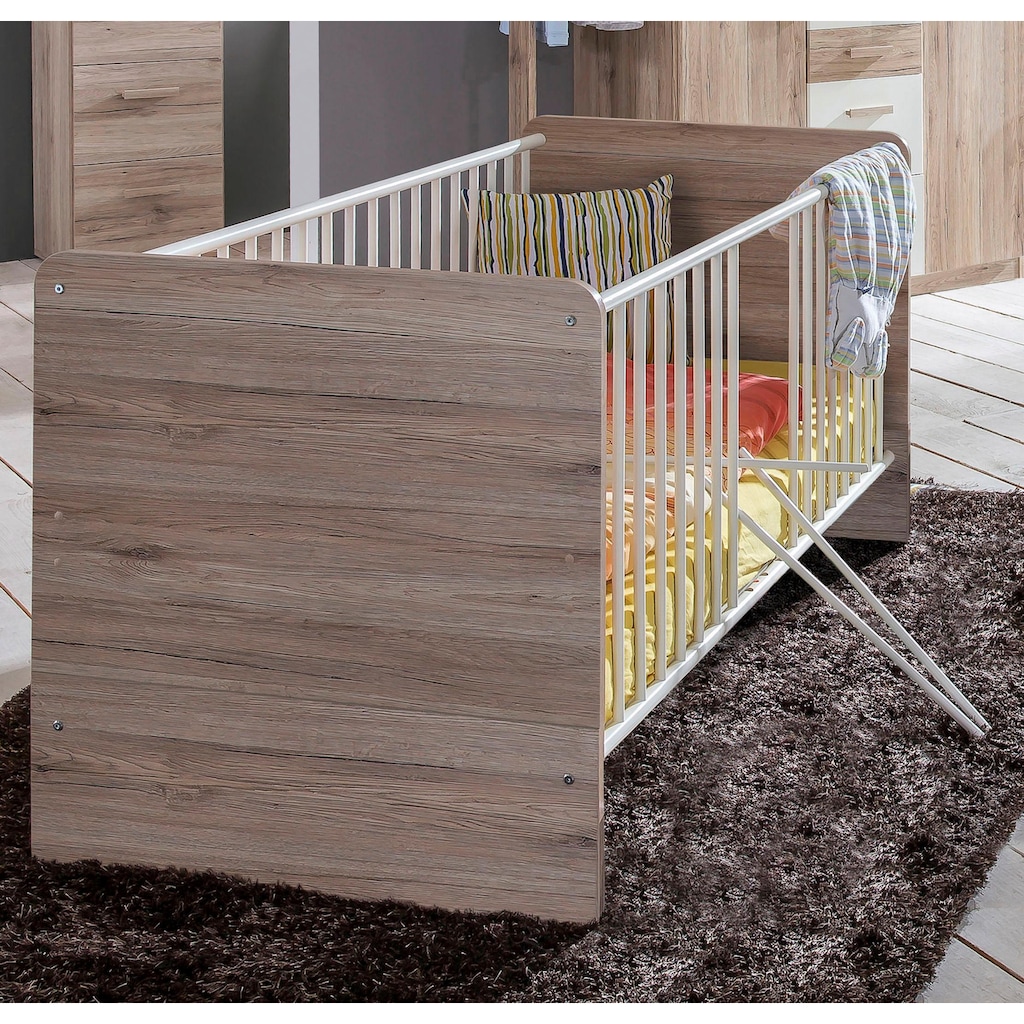 Wimex Babyzimmer-Komplettset »Bergamo«, (Set, 3 St.), Bett + Wickelkommode + 3 trg. Schrank