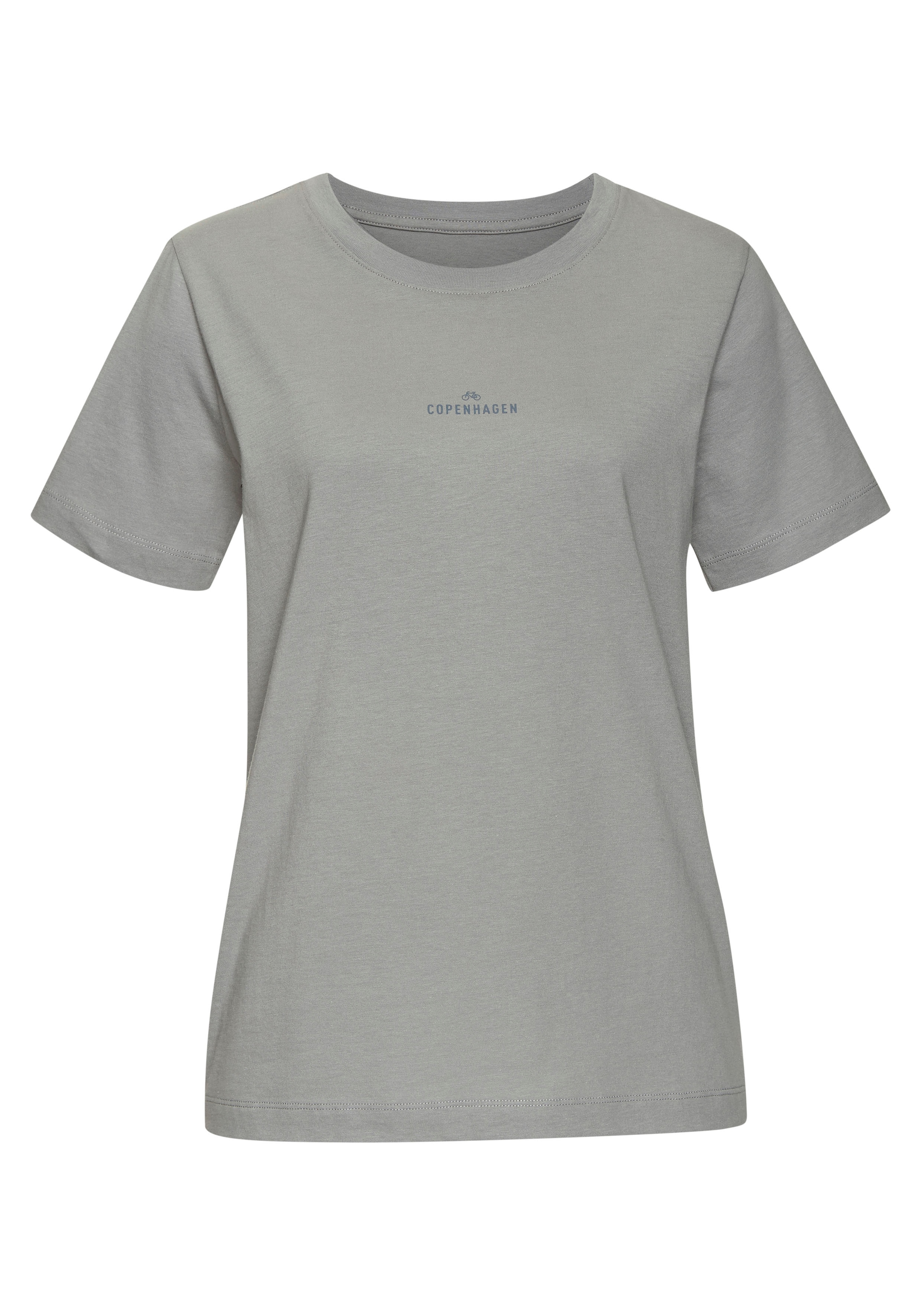Copenhagen Studios T-Shirt »mit dezentem Logoprint vorn«, aus softer Jersey-Qualität mit Bio-Baumwolle