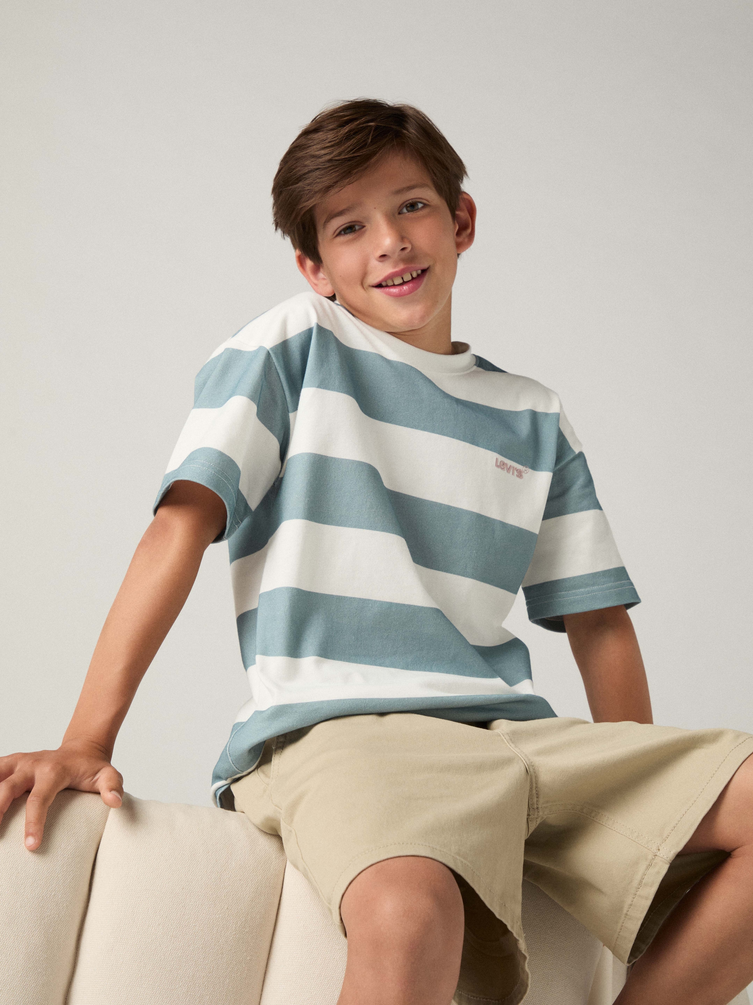 Levi's® Kids T-Shirt »LVB BIG STRIPE TEE« for Boys, gestreift