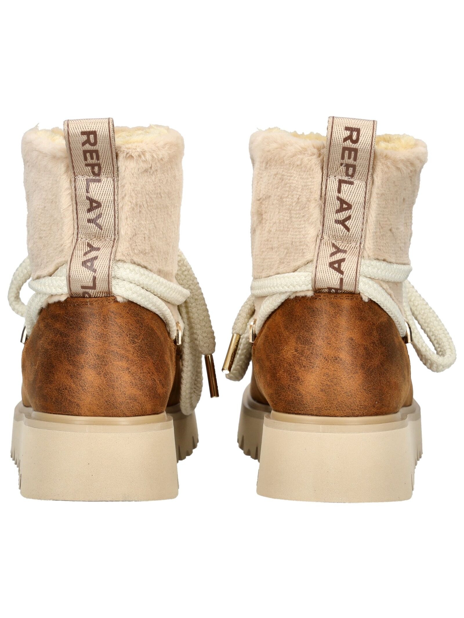 Replay Schnürstiefelette »Replay Stiefelette Lederimitat/Textil«