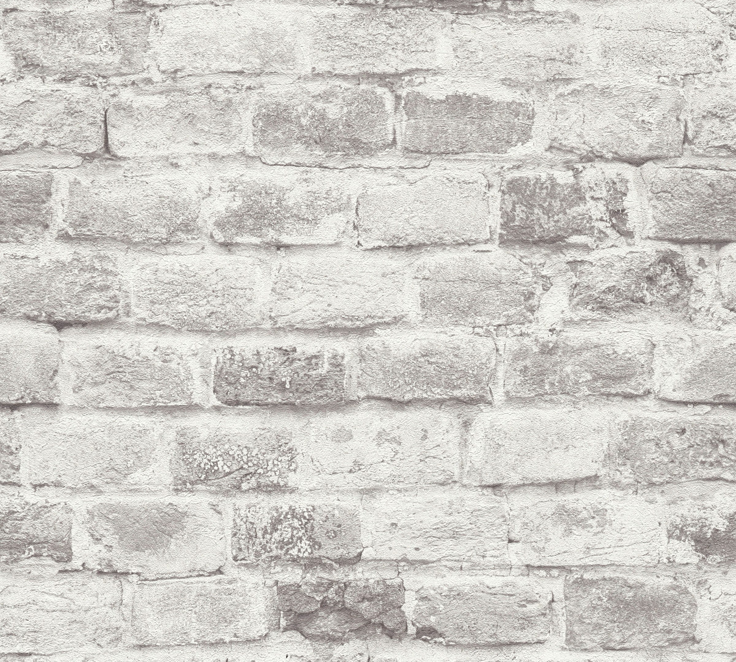 A.S. Création Vliestapete »Bricks & Stones Steinoptik«, matt-gemustert-neutral, Tapete Stein Tapeten Wohnzimmer Schlafzimmer Küche modern Design Optik
