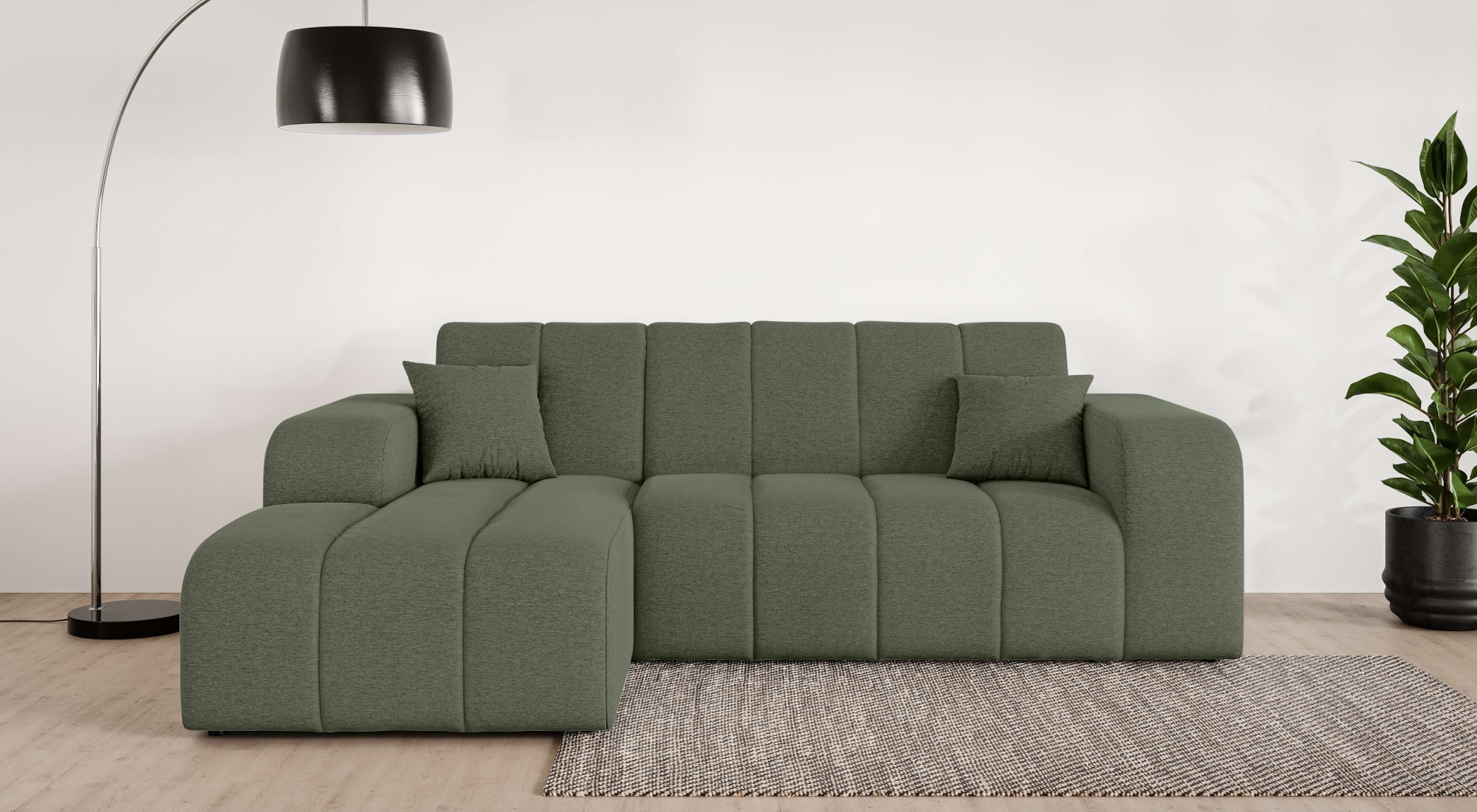 OTTO home Ecksofa "CASSY L-Form, Schlafsofa mit Bettkasten, Maße B/T/H: 245 günstig online kaufen