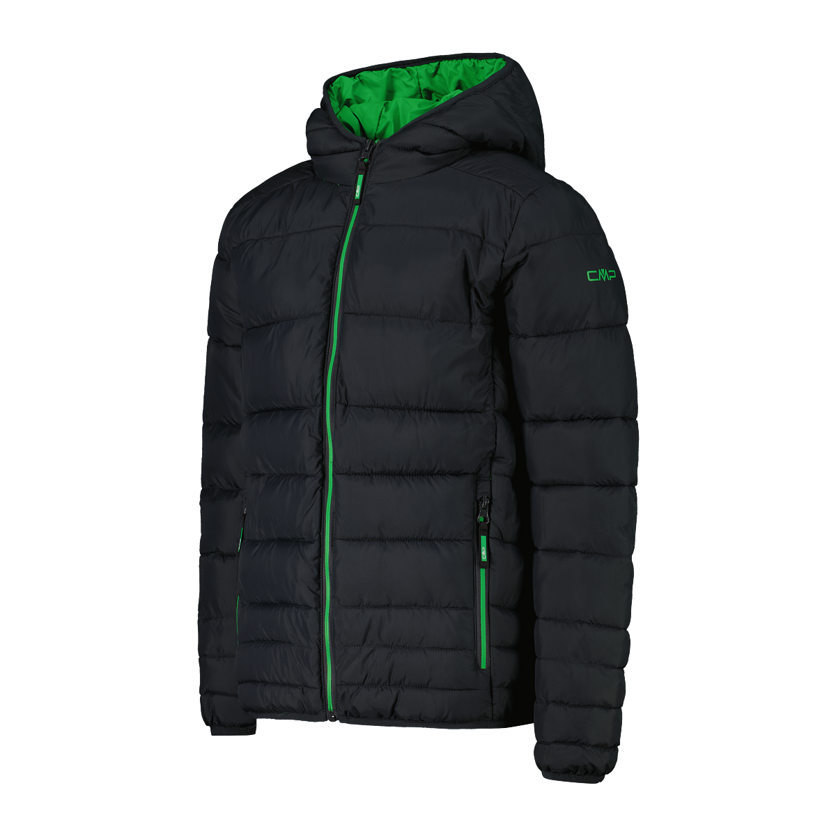 CMP Steppjacke »KID JACKET FIX HOOD« mit Kapuze mit Kapuze, winddicht, wasserabweisend, aus Polyester