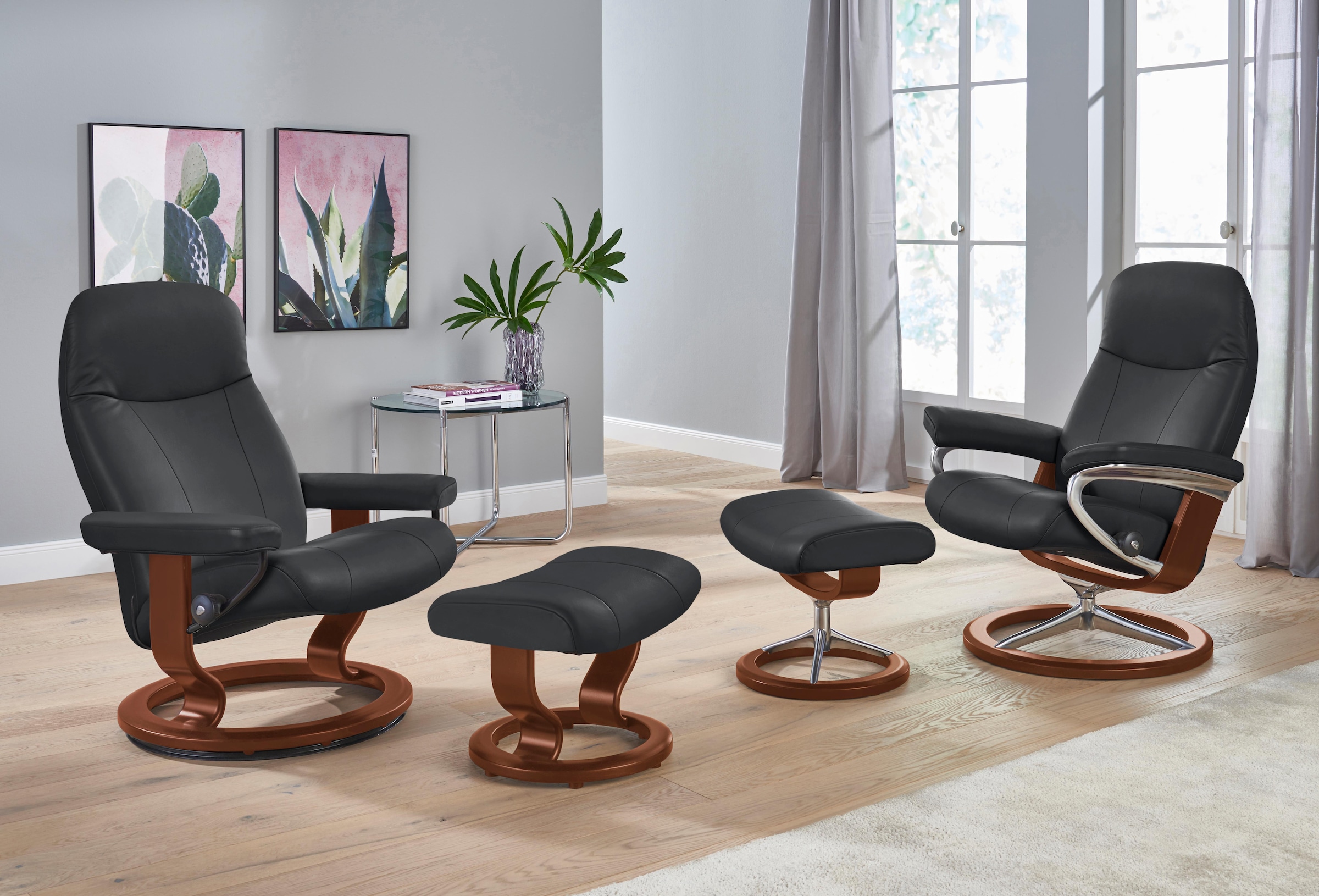 Stressless® Relaxsessel »Garda«, mit Signature Base, Größe L, Gestell Braun