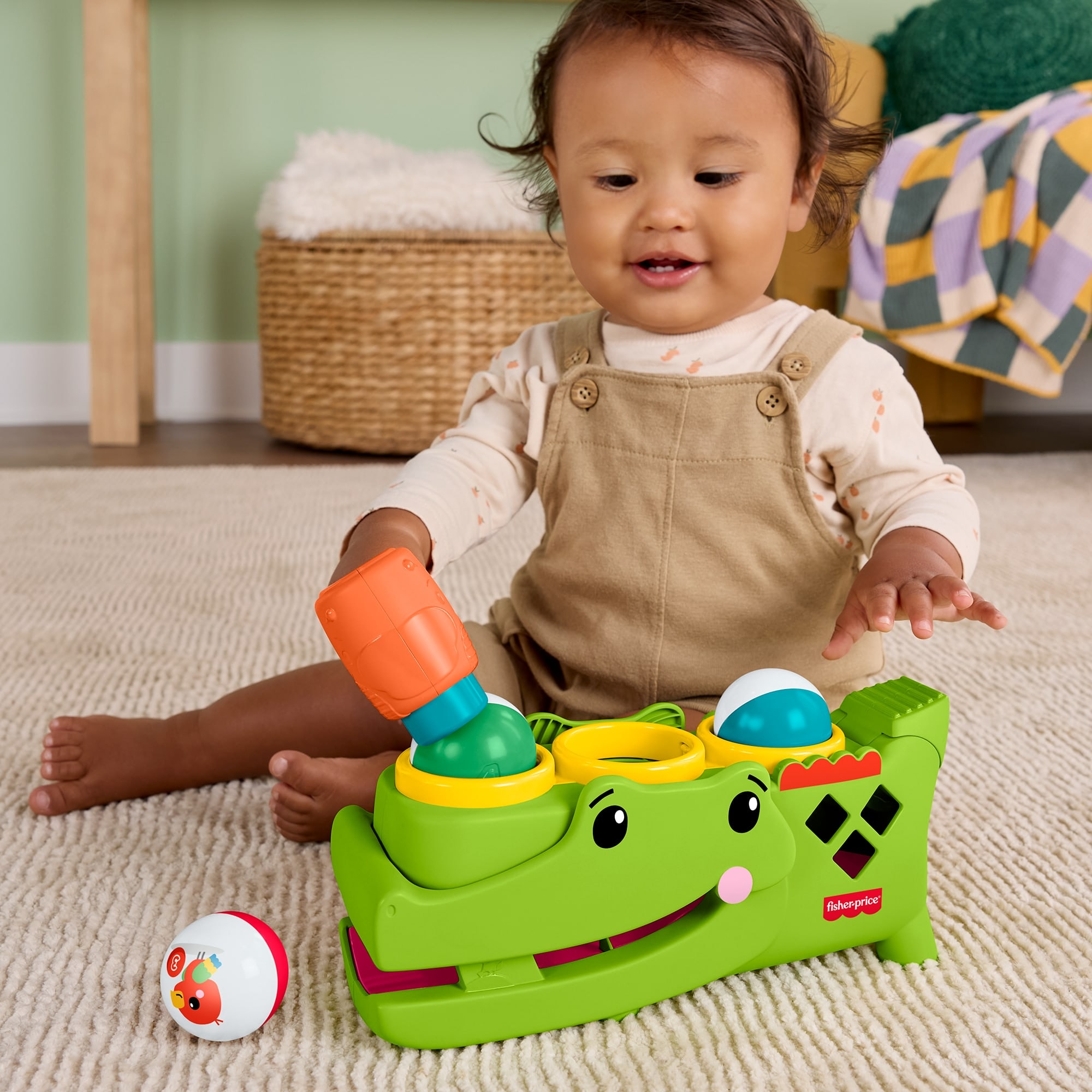 Fisher-Price® Klopfbank »Sitz- und Klopf-Rolligator«