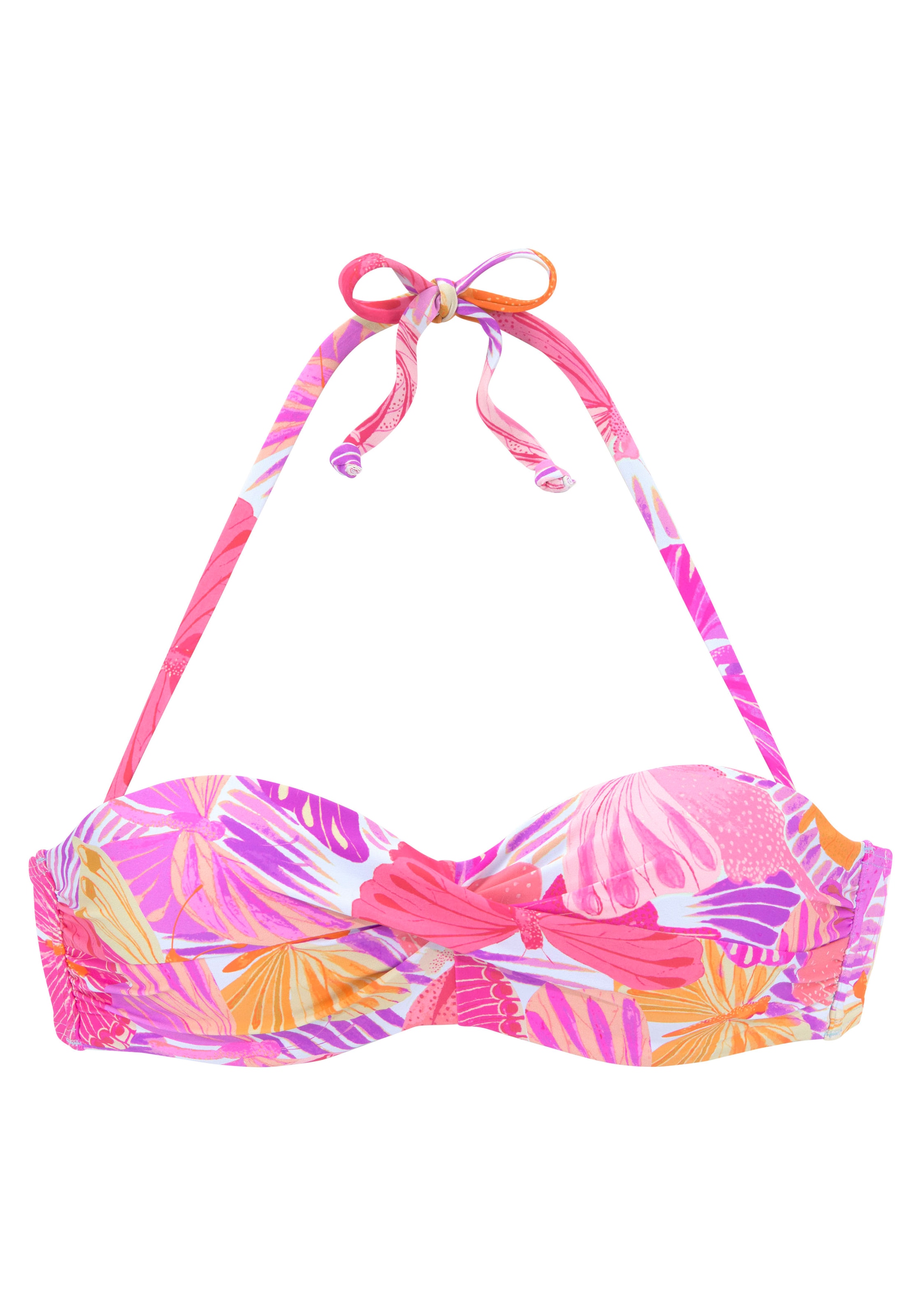 Sunseeker Bügel-Bandeau-Bikini-Top »Butterfly«, mit Schmetterling-Design