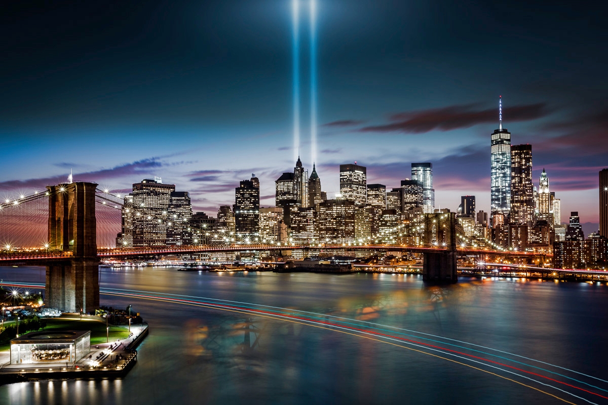 Papermoon Fototapete »New York bei nacht« günstig online kaufen
