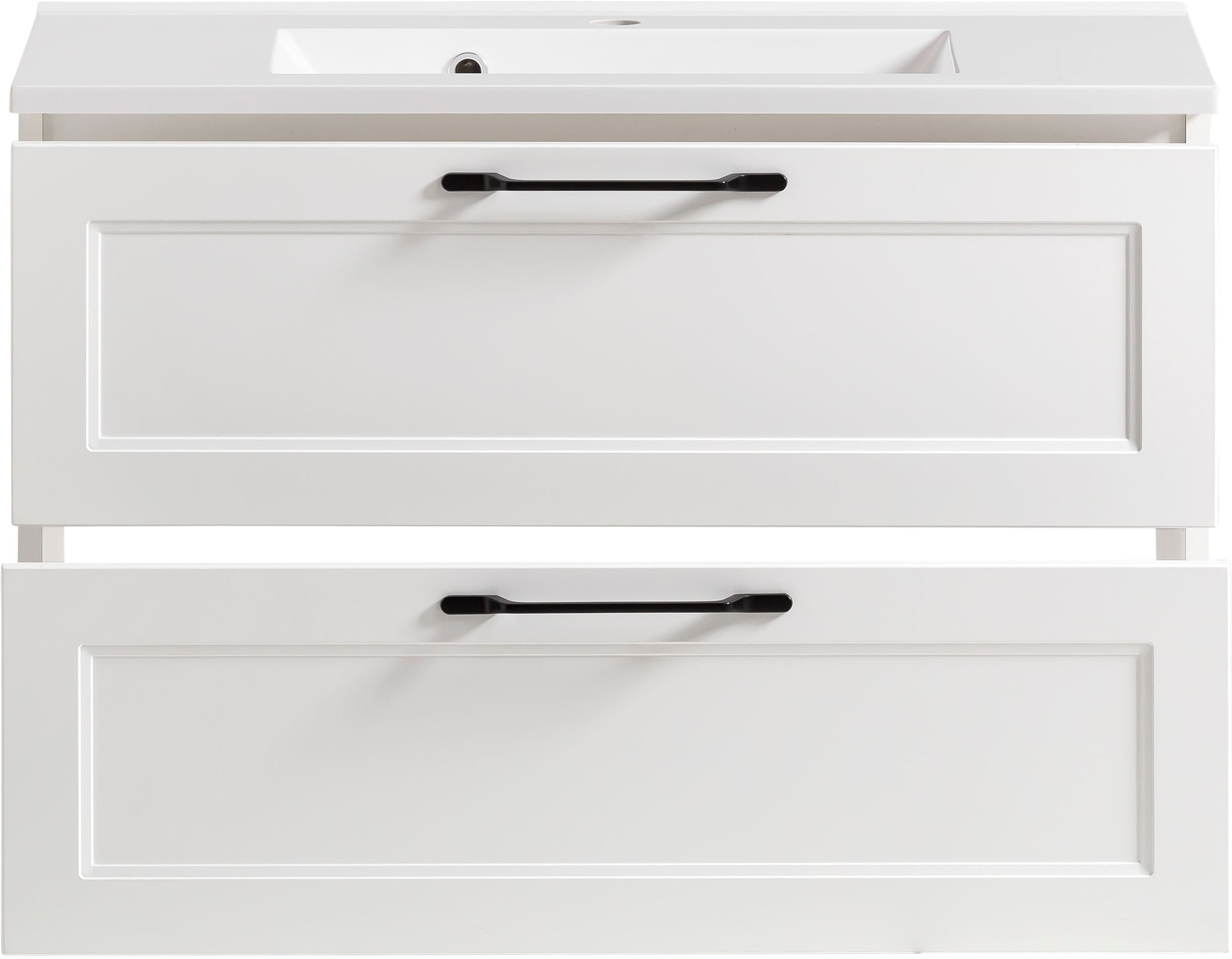 welltime Badmöbel-Set »Lana«, (Komplett-Set, 2 St.), Badezimmer-Set, 2-teilig, inkl. Waschbecken, 80 cm breit
