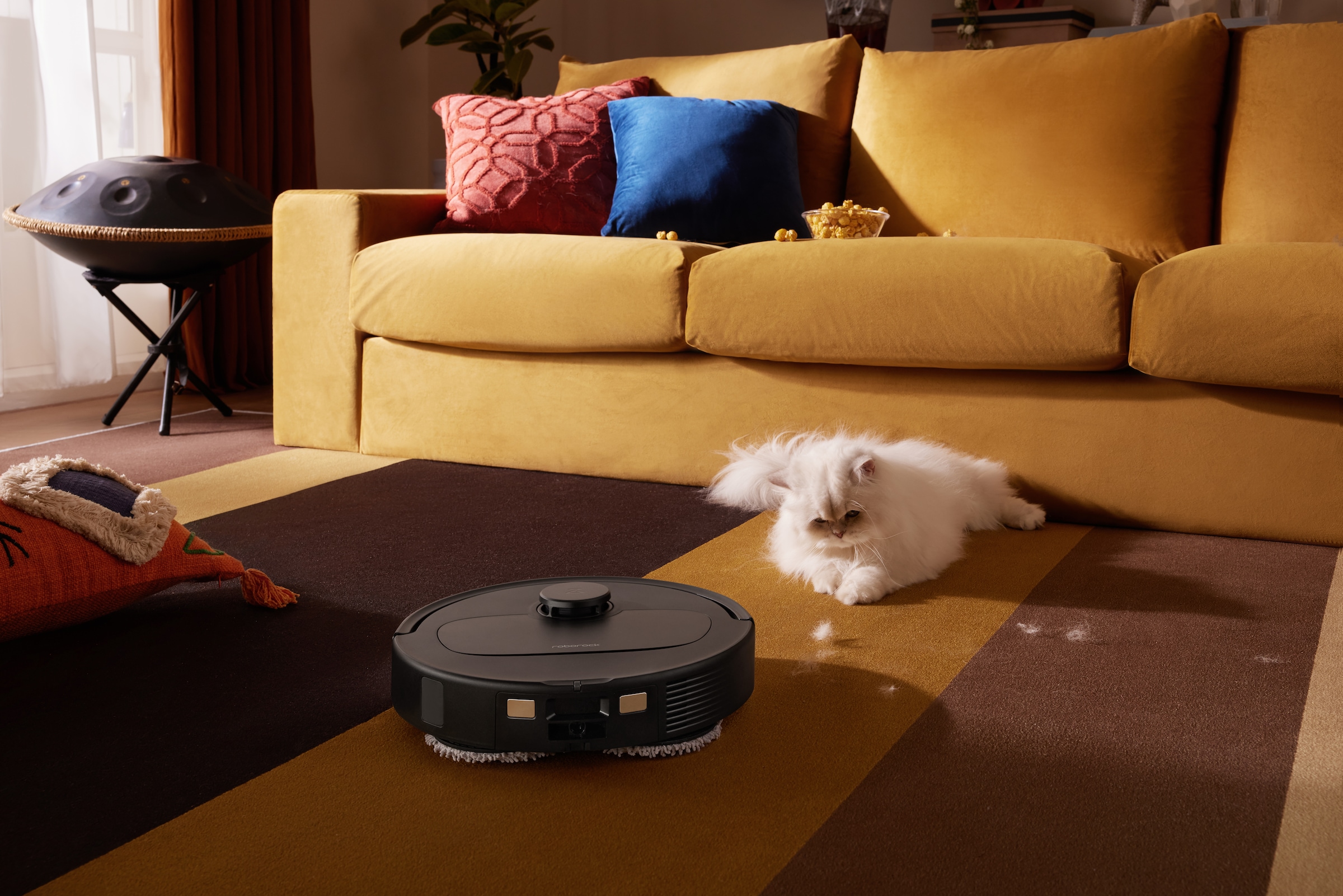 Roborock Saugroboter »Roborock QR 598 mit Wischfunktion, E11-Filter im Roboter« Moppreinigung mit 0,95 Rate, Trocknung mit kühler Luft,