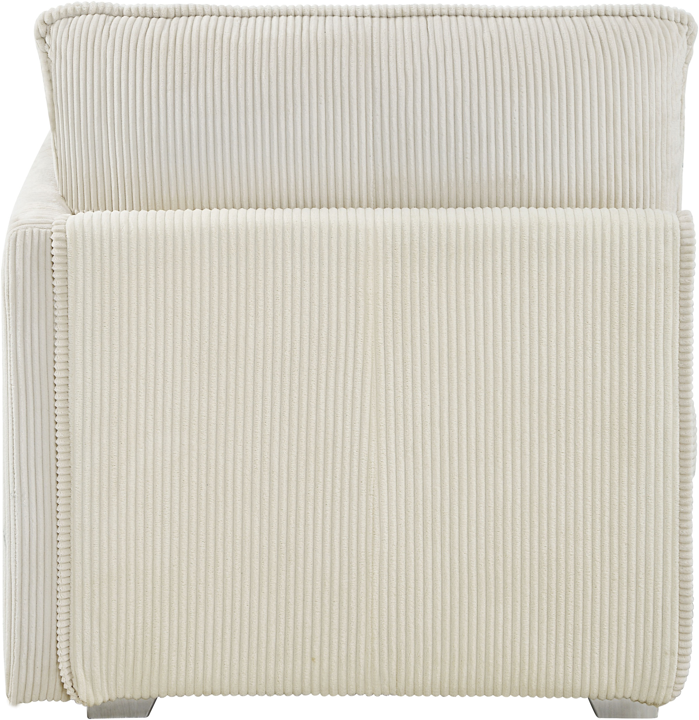 ATLANTIC home collection Wohnlandschaft, modularer 4-Sitzer mit 2 Hockern, weicher Cordbezug