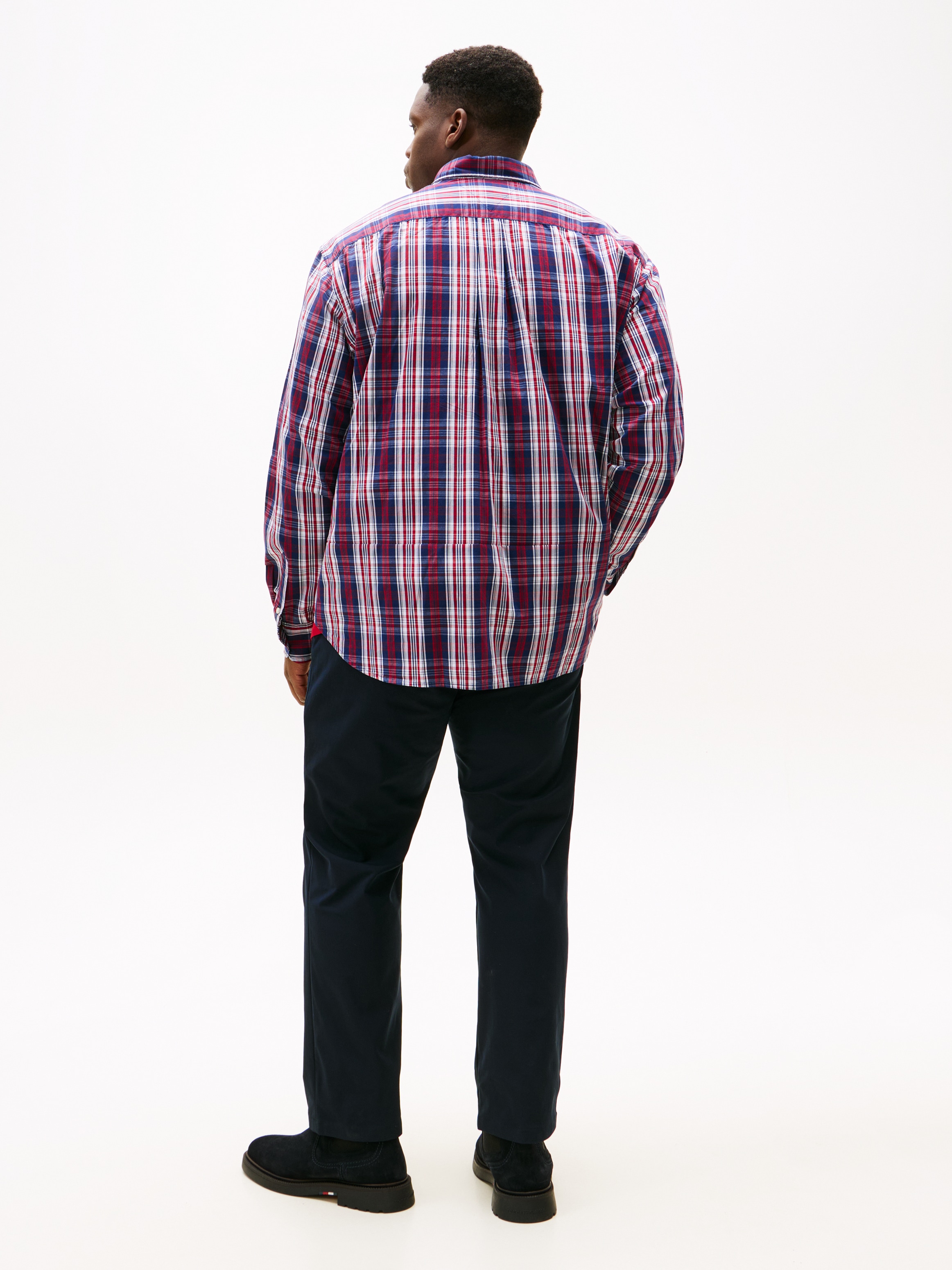 Tommy Hilfiger Big & Tall Langarmhemd »BT - FLEX POP MEDIUM CHECK«