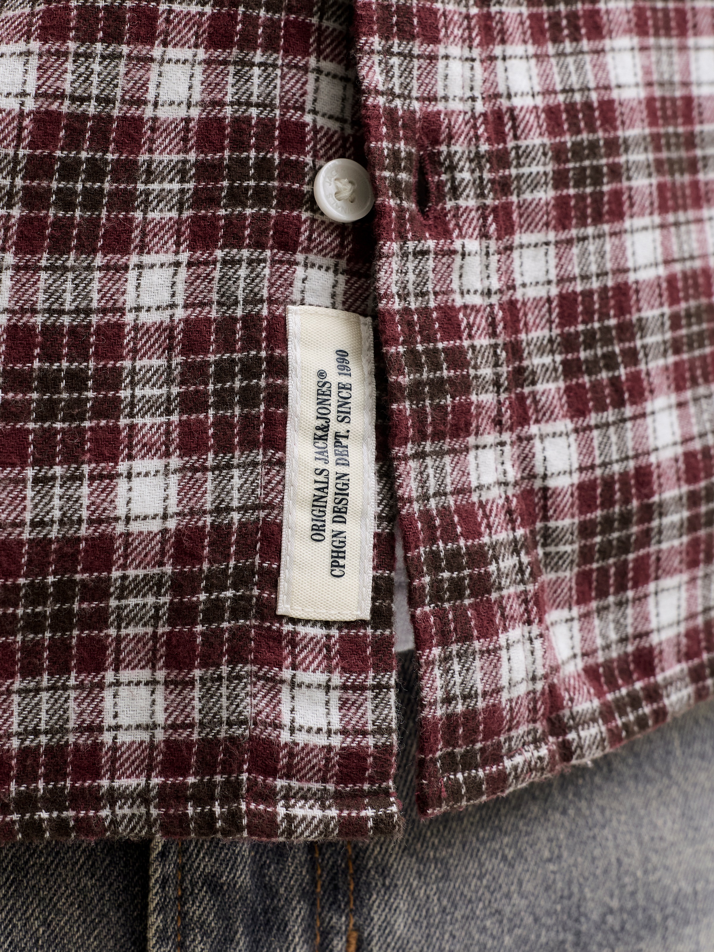 Jack & Jones Langarmhemd »JORFREDERIKSBERG FLANNEL SHIRT L/S« Baumwolle, regular fit