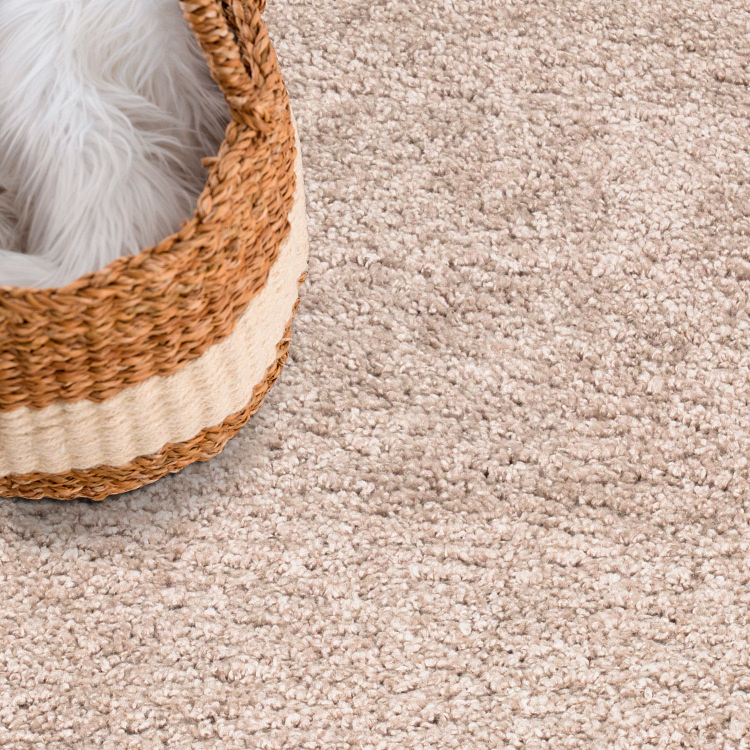 Carpet City Hochflor-Teppich »City Shaggy«, rechteckig, 30 mm Höhe, Auch als Läufer, Langflor, Uni, Shaggy, flauschig-weich