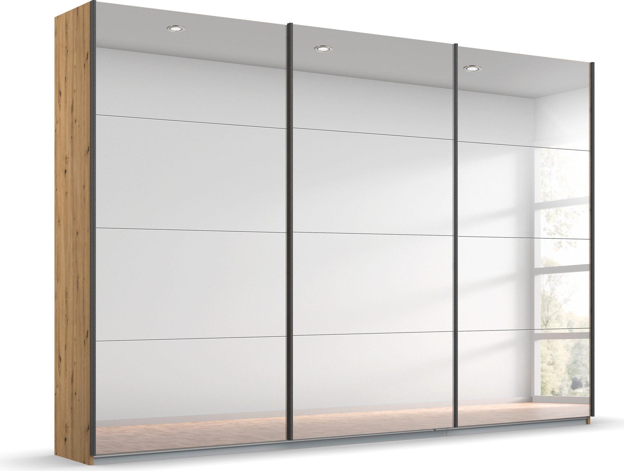 rauch Schwebetürenschrank »Kleiderschrank Schrank Garderobe Wäscheschrank A günstig online kaufen