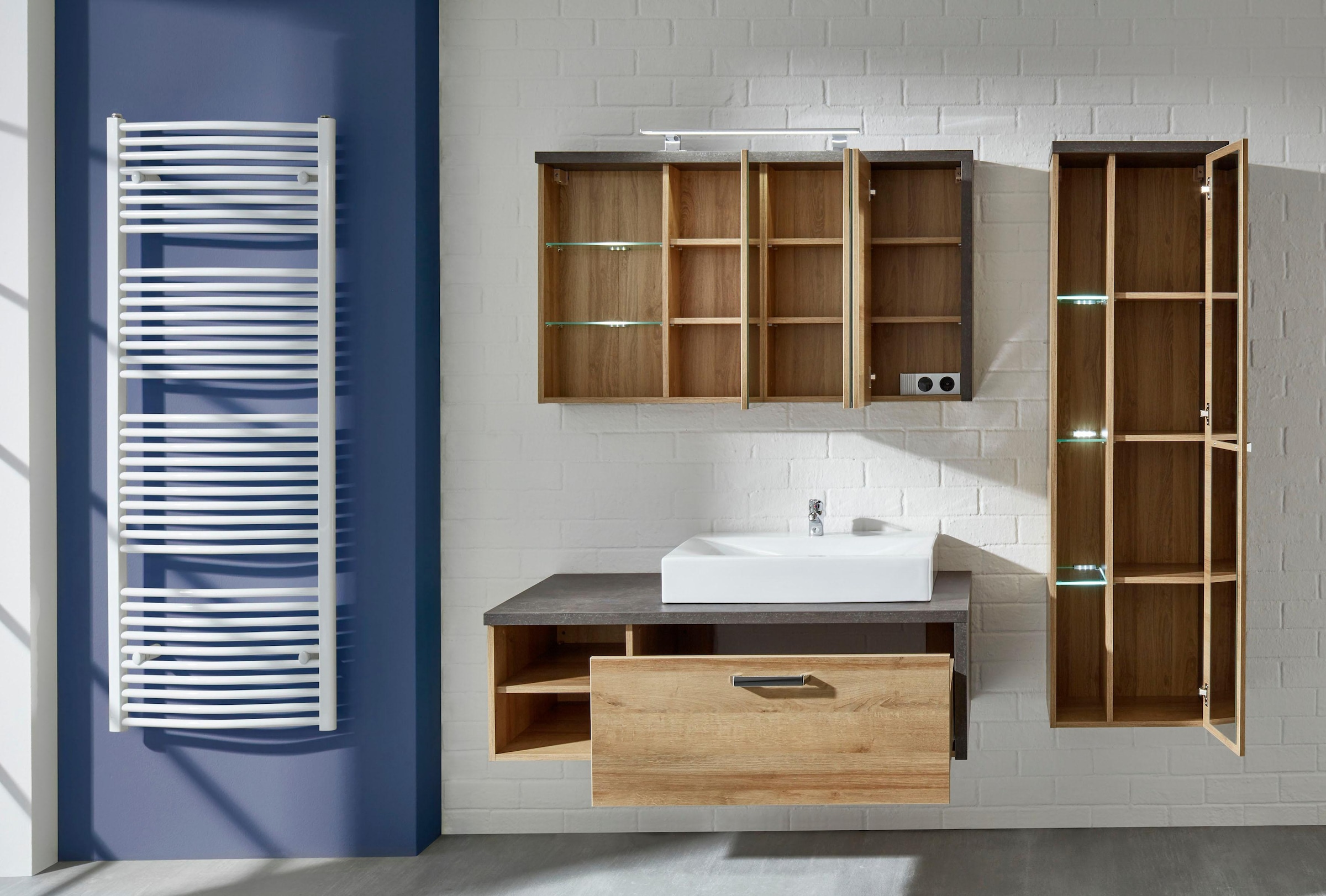 welltime Badmöbel-Set »Bilbao« Set, 3 Stk. tlg. günstig online kaufen