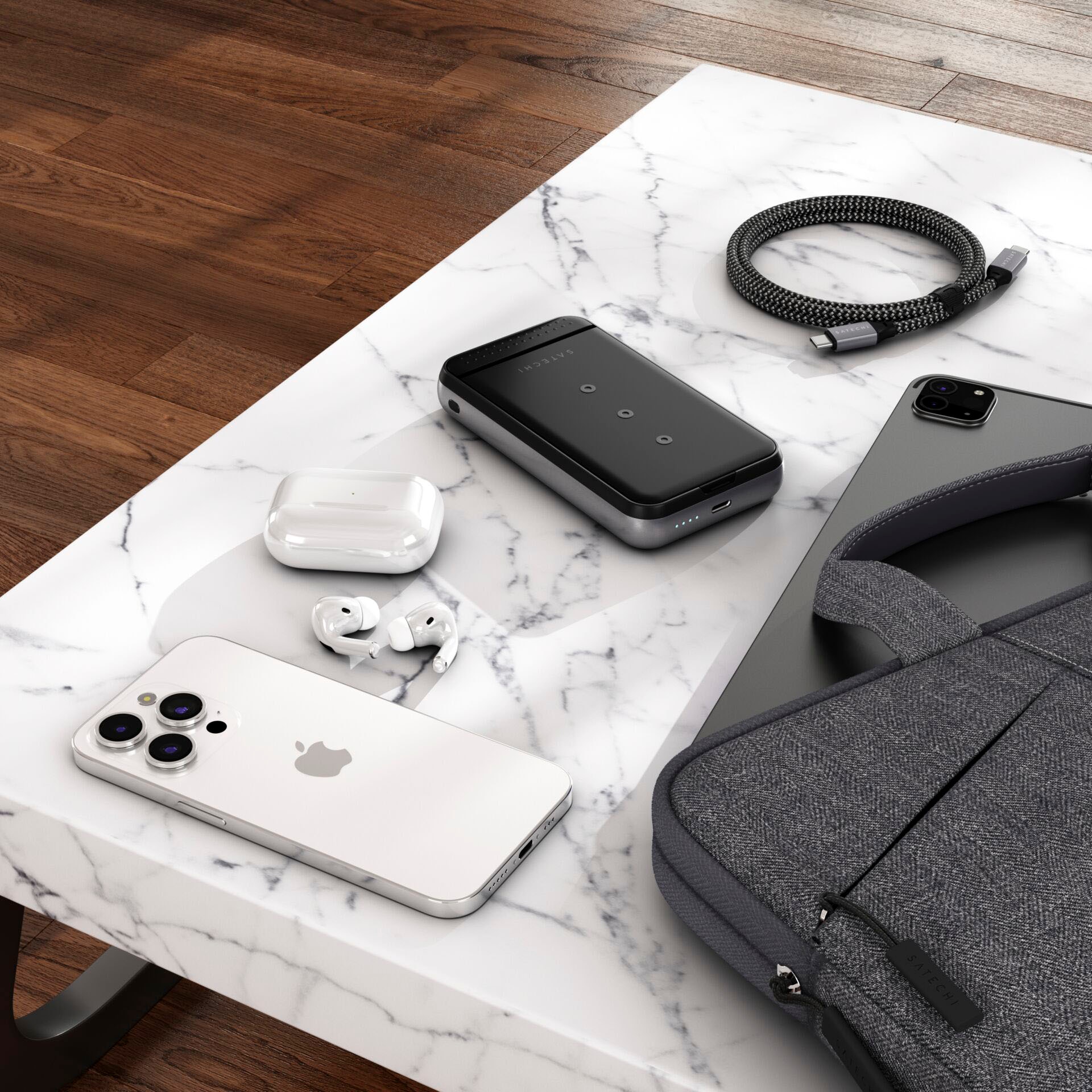 Satechi Smartphone-Ladegerät »Duo Wireless Charger Stand«