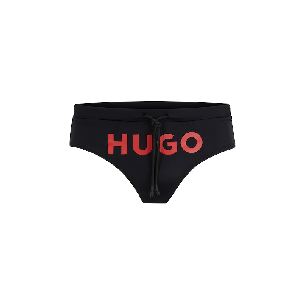 HUGO Underwear Badehose »LAGUNA«, mit großem kontrastfarbenem HUGO Logo-Schriftzug