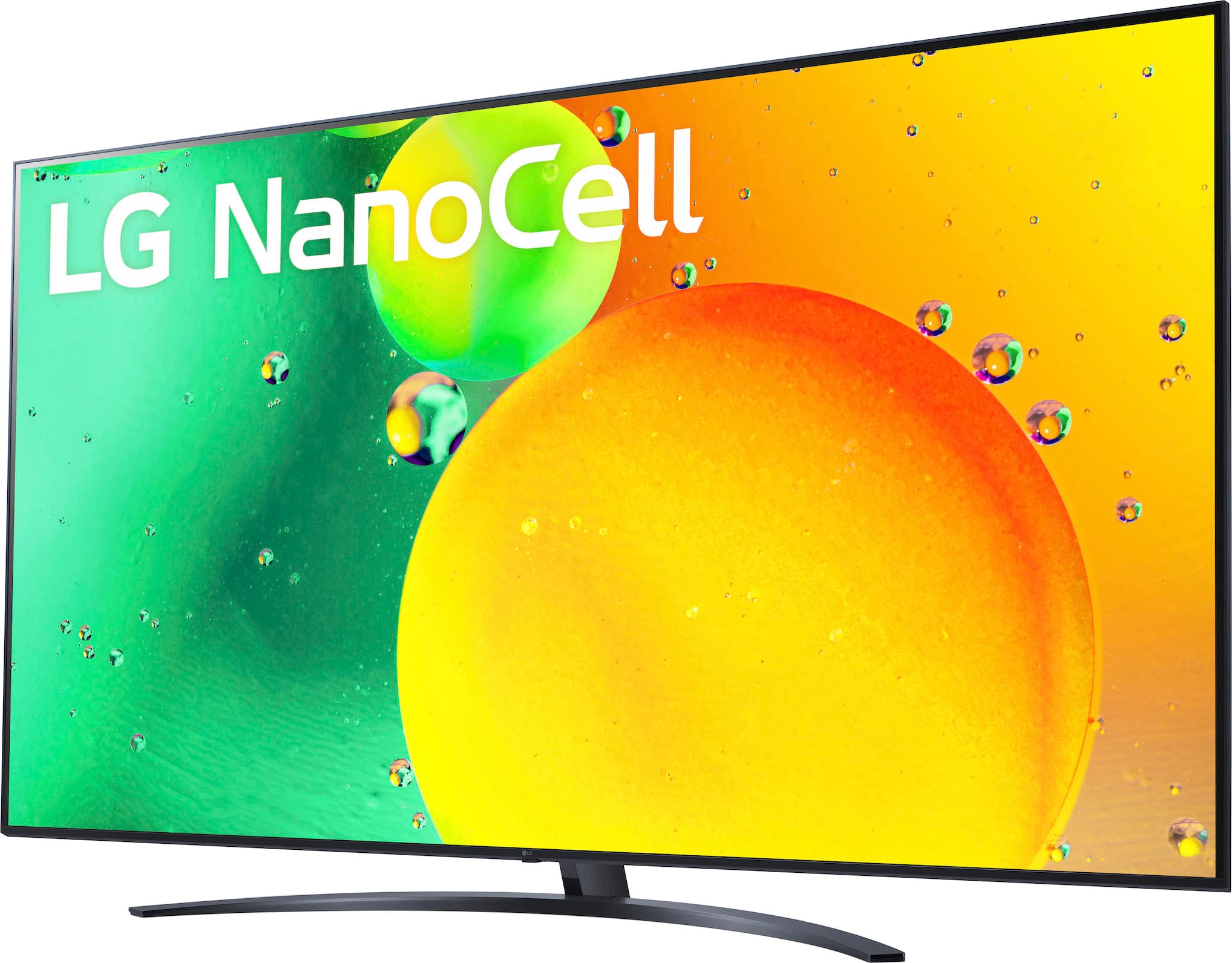 LG LED-Fernseher »75NANO769QA«, 4K Ultra HD, Smart-TV, α5 Gen5 4K AI-Prozessor, Direct LED, HDMI 2.0, Sprachassistenten