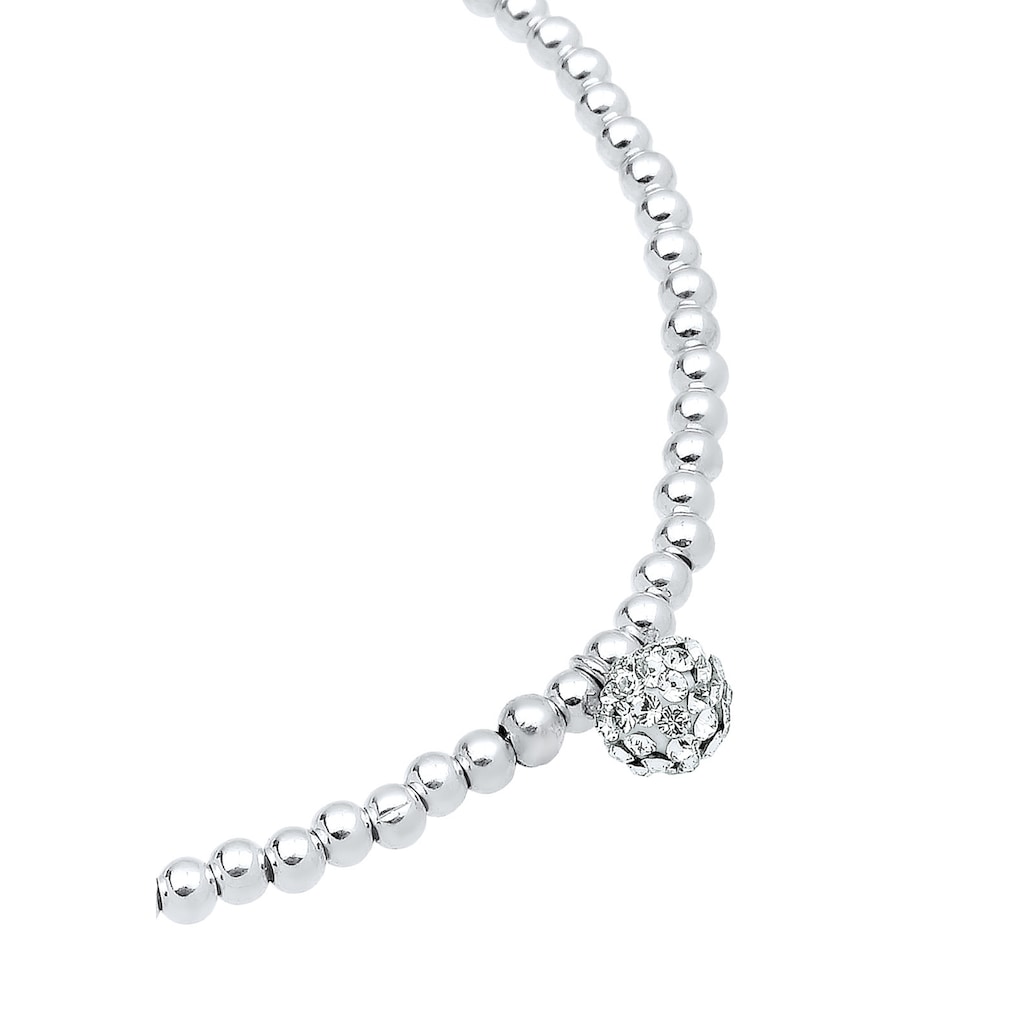 Elli Armband »Herz Symbol Kristalle 925 Silber«