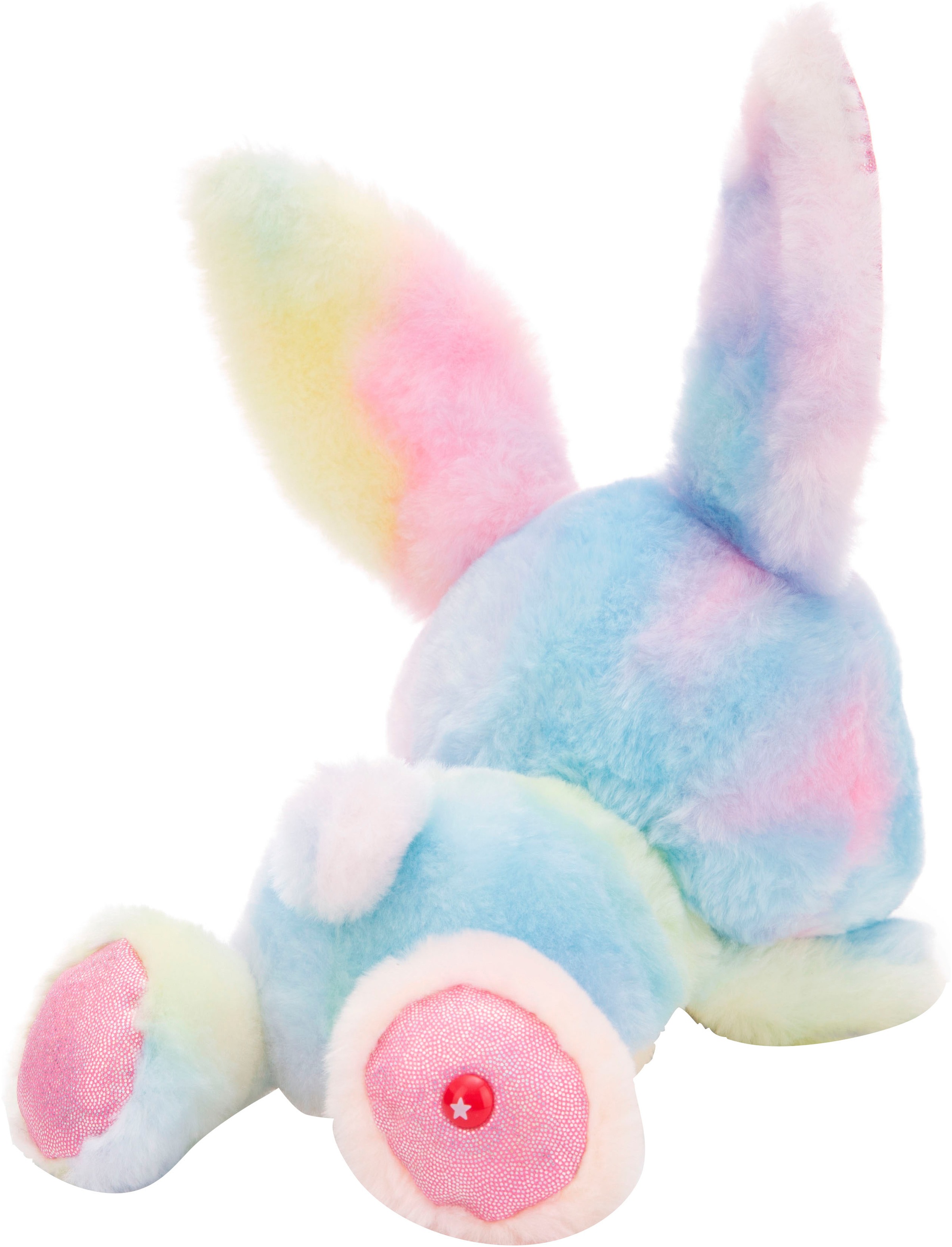 Nici Kuscheltier »Glubschis, Hase Rainbow Candy, 25 cm«, liegend