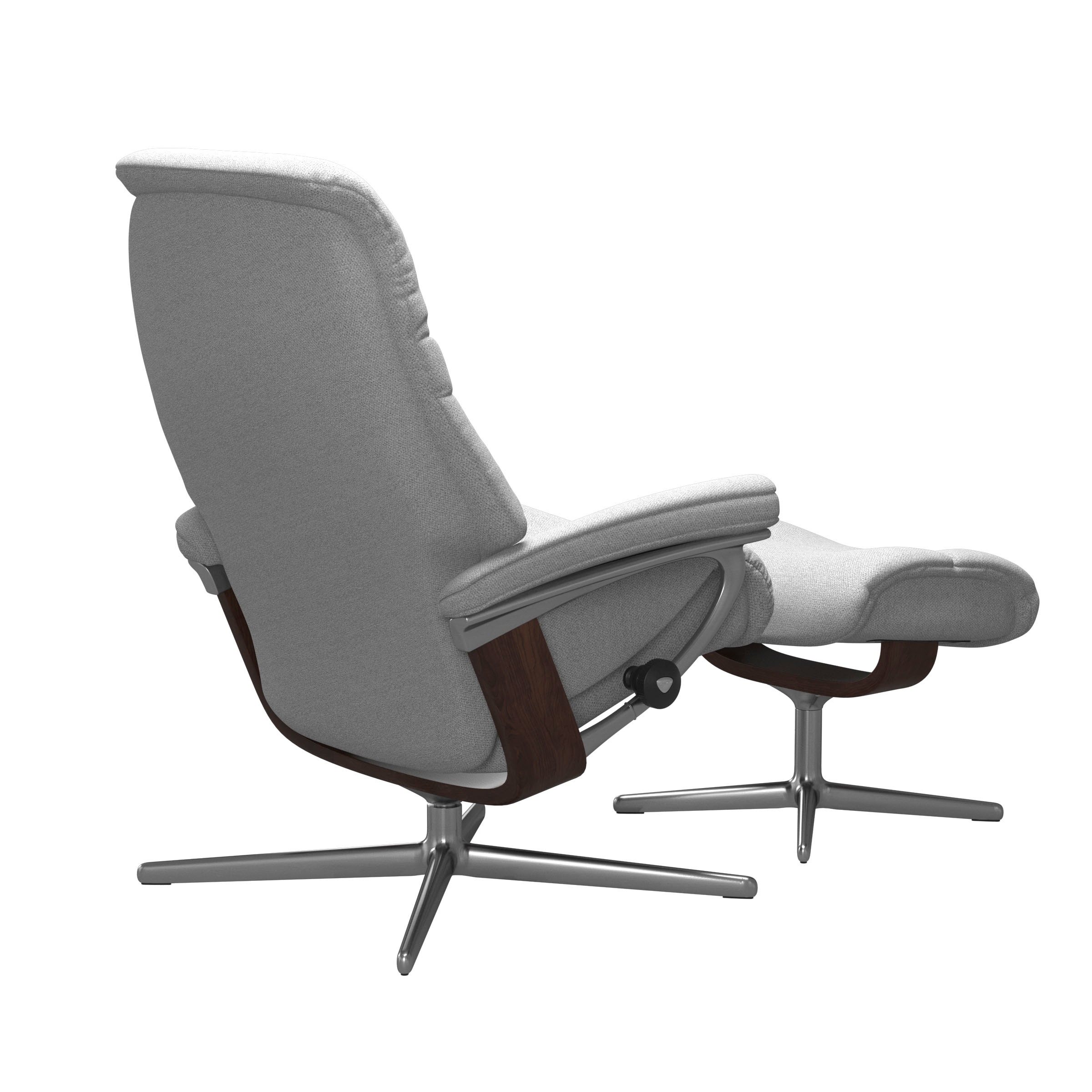 Stressless® Fußhocker »Sunrise«, mit Cross Base, Größe S, M & L, Holzakzent Braun
