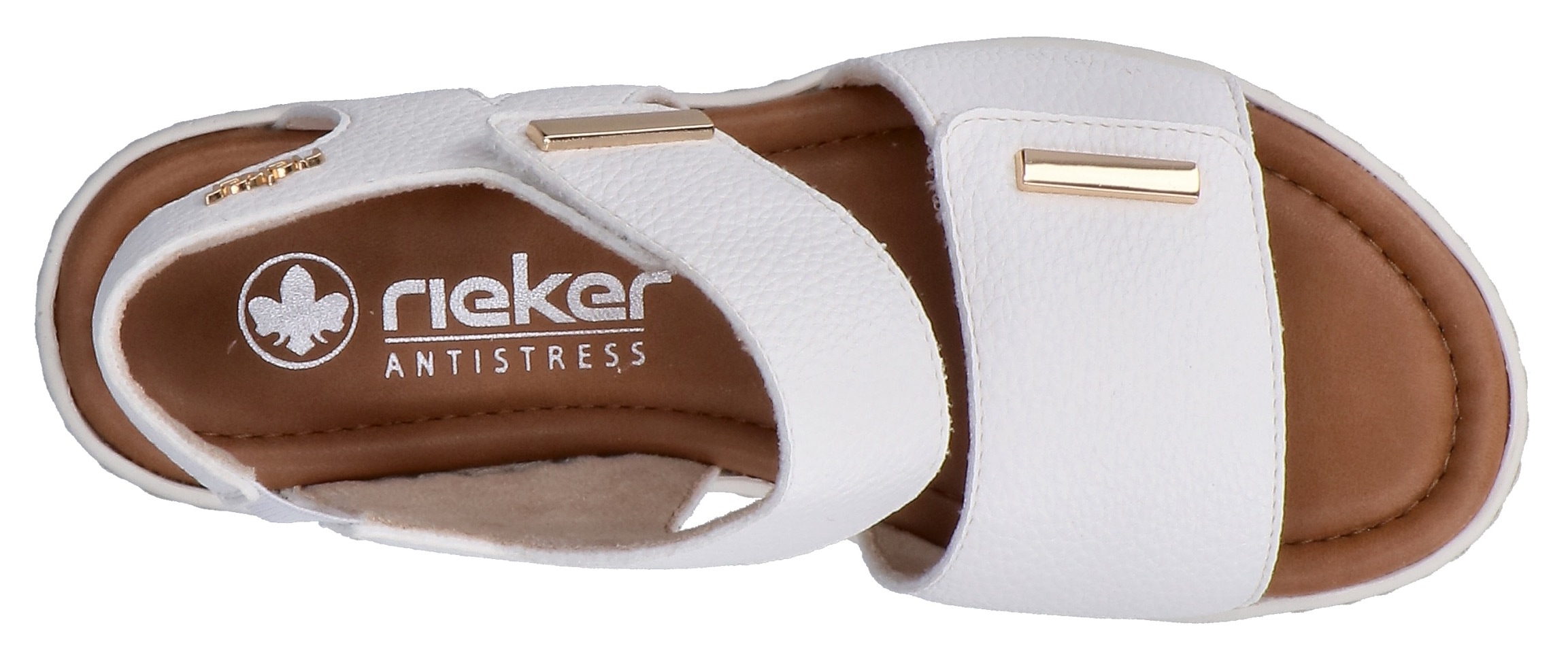 Rieker Keilsandalette  Sommerschuh, Keilsandalette, Plateausandale mit Klett