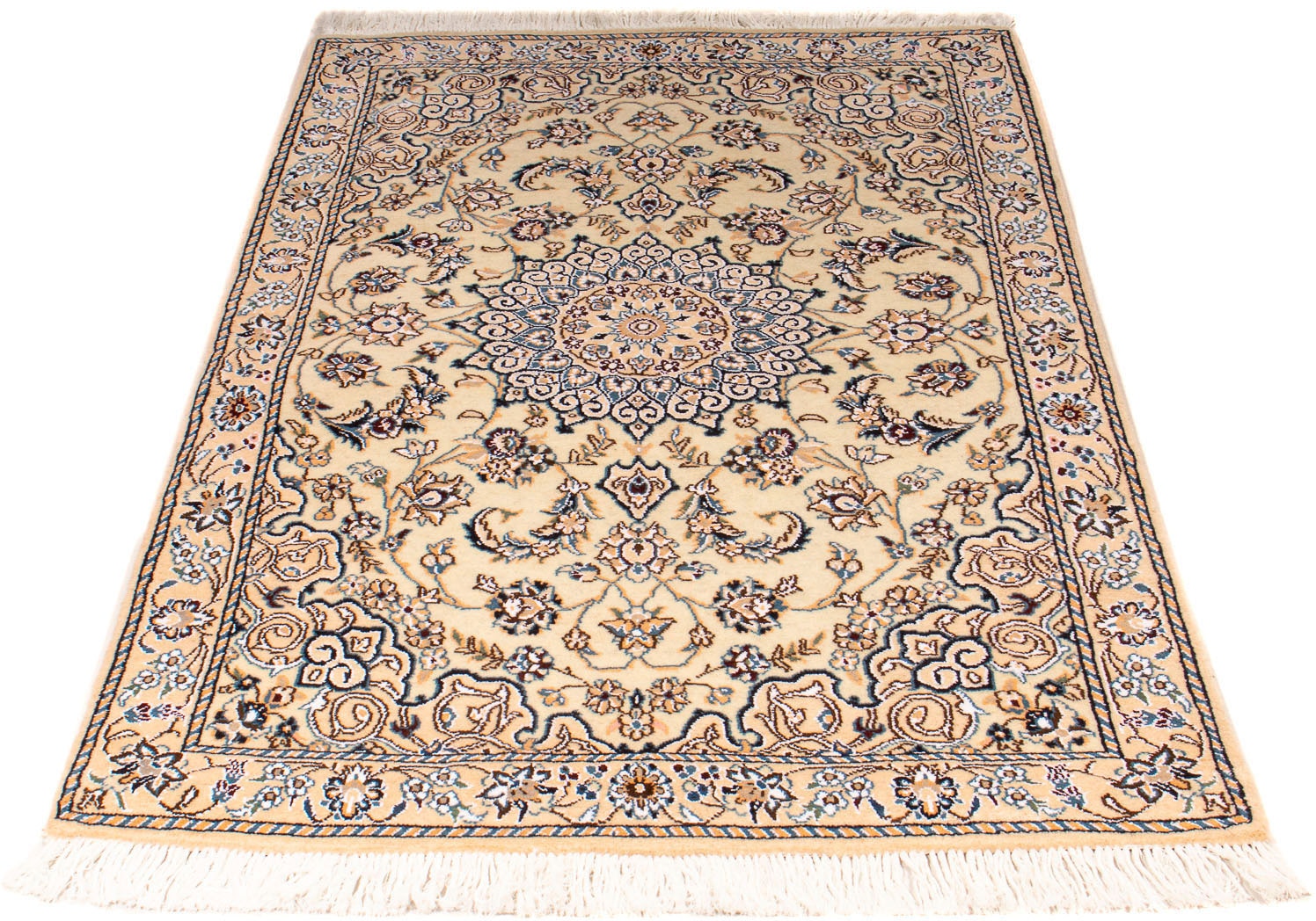 morgenland Orientteppich »Perser - Nain - Royal - 147 x 86 cm - beige«, rec günstig online kaufen