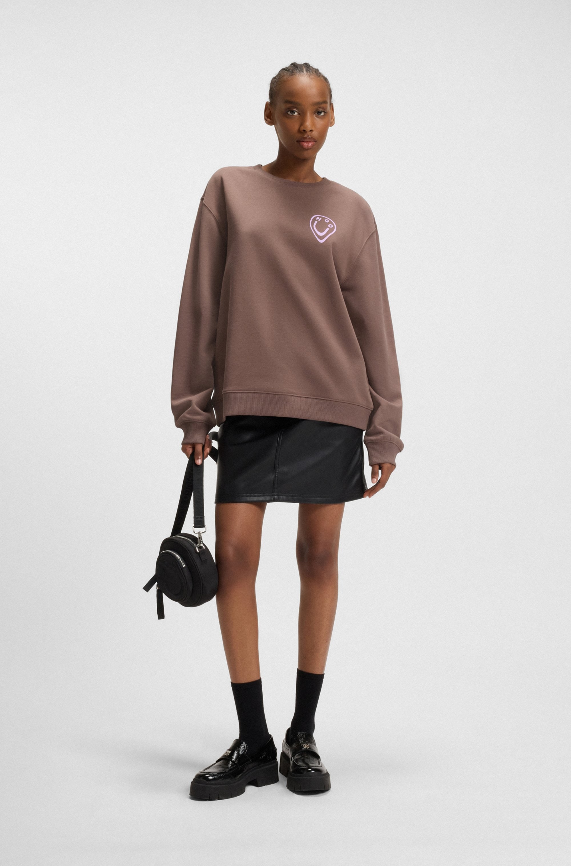 HUGO Blue Sweatshirt »Oversized Crew«
