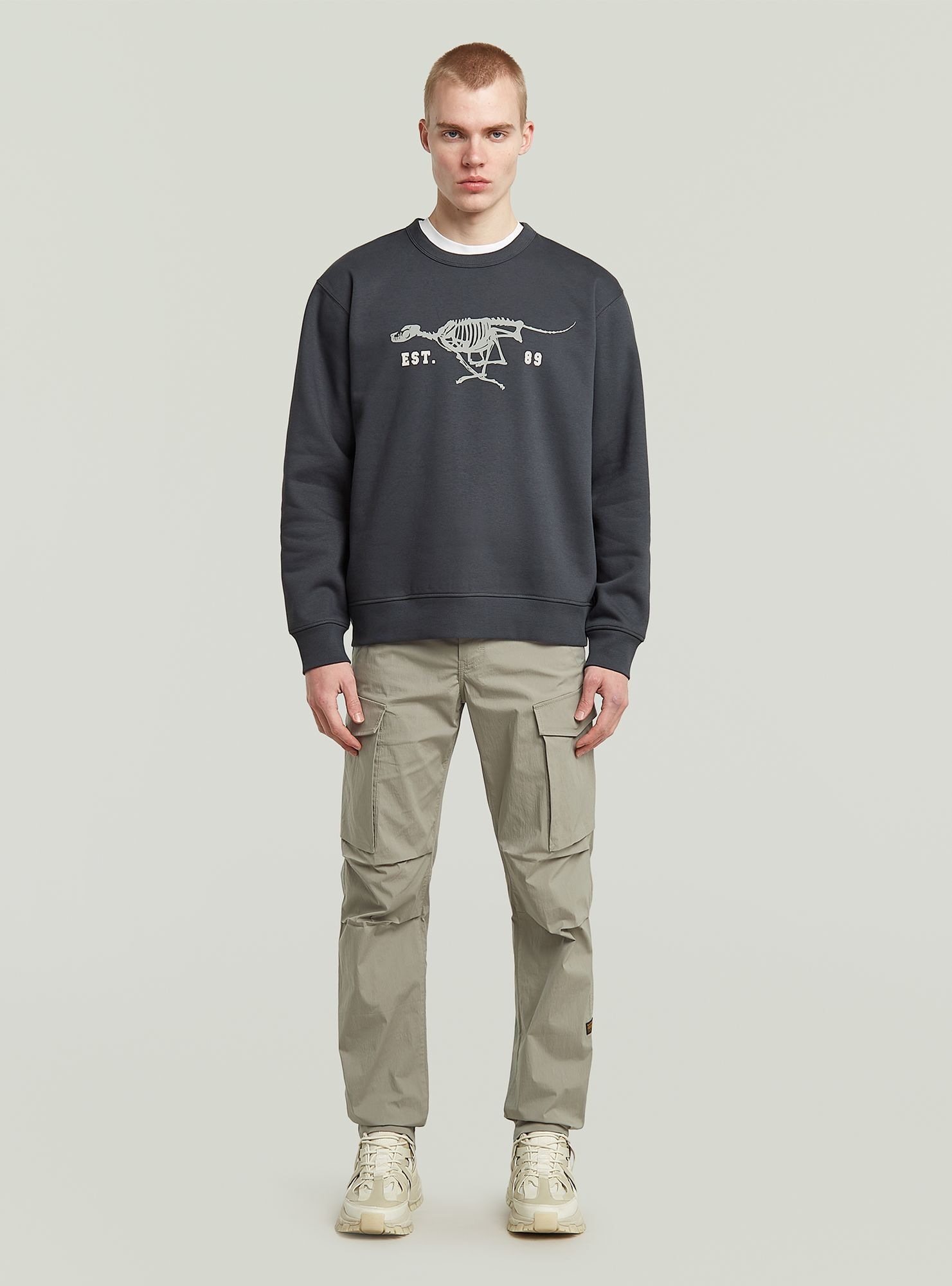 G-STAR Longpullover »Running Dog Back Graphic Sweater«