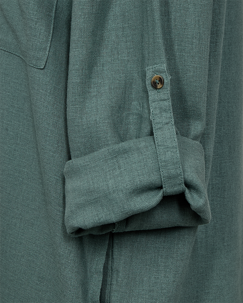 FREEQUENT Blusenkleid »FQLAVA-SH-DR« Brusttasche bequeme Passform, mit Brusttasche