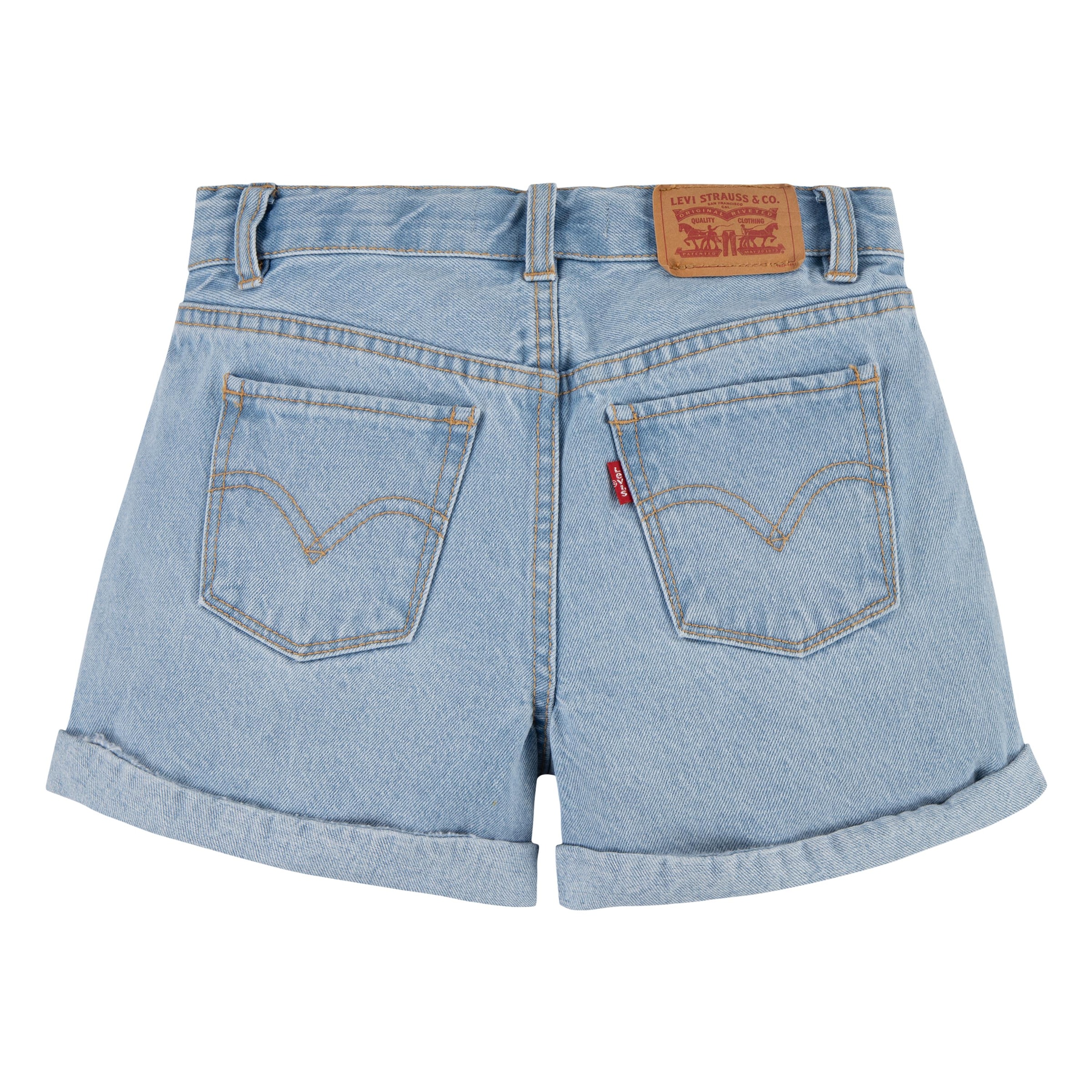 Levi's® Kids Jeansshorts »LVG MINI MOM SHORT W/ ROLL CUF«, for GIRLS