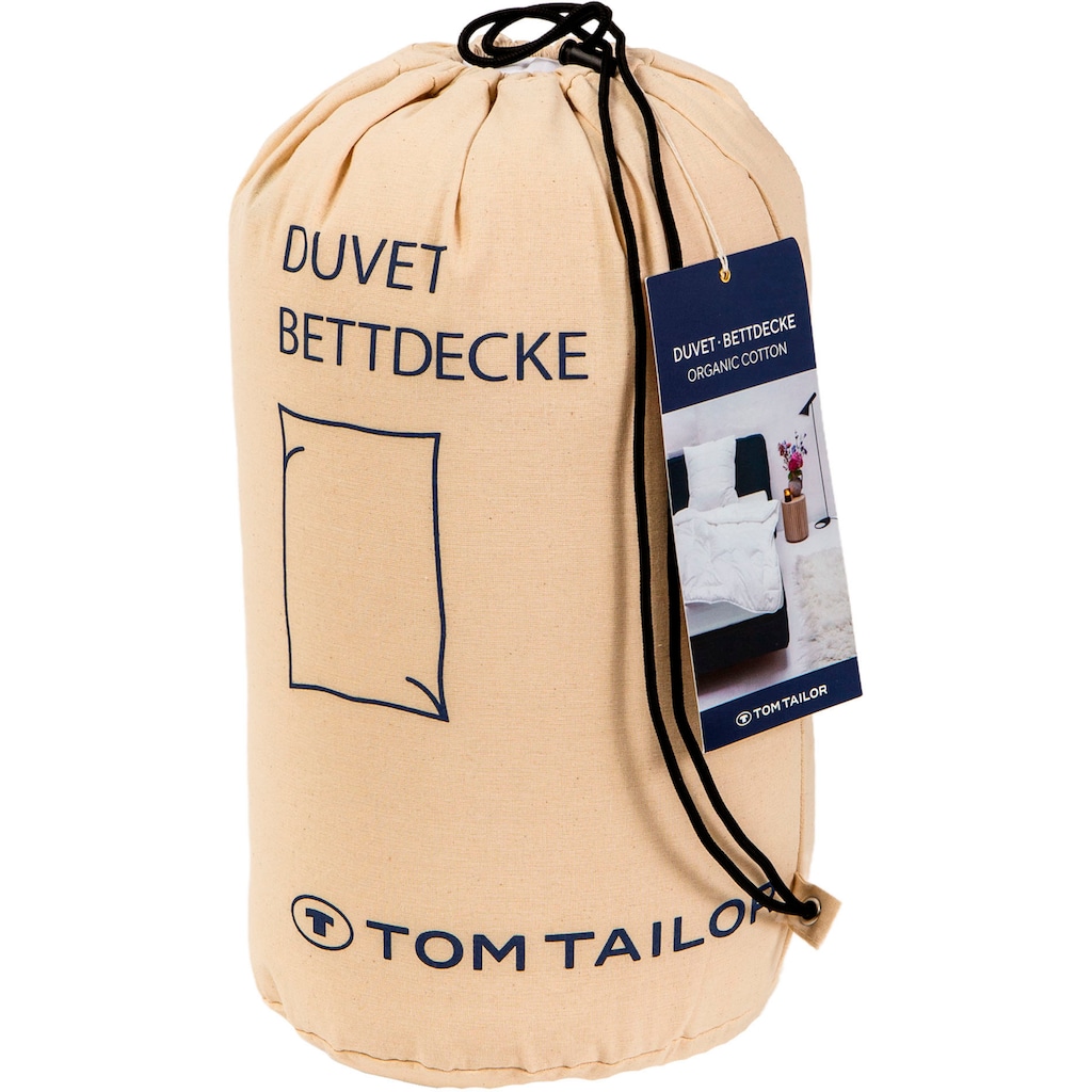 TOM TAILOR HOME Baumwollbettdecke »Bettdecke Tom Taillor BIO-Baumwolle«, normal, Bezug Baumwolle, (1 St.)