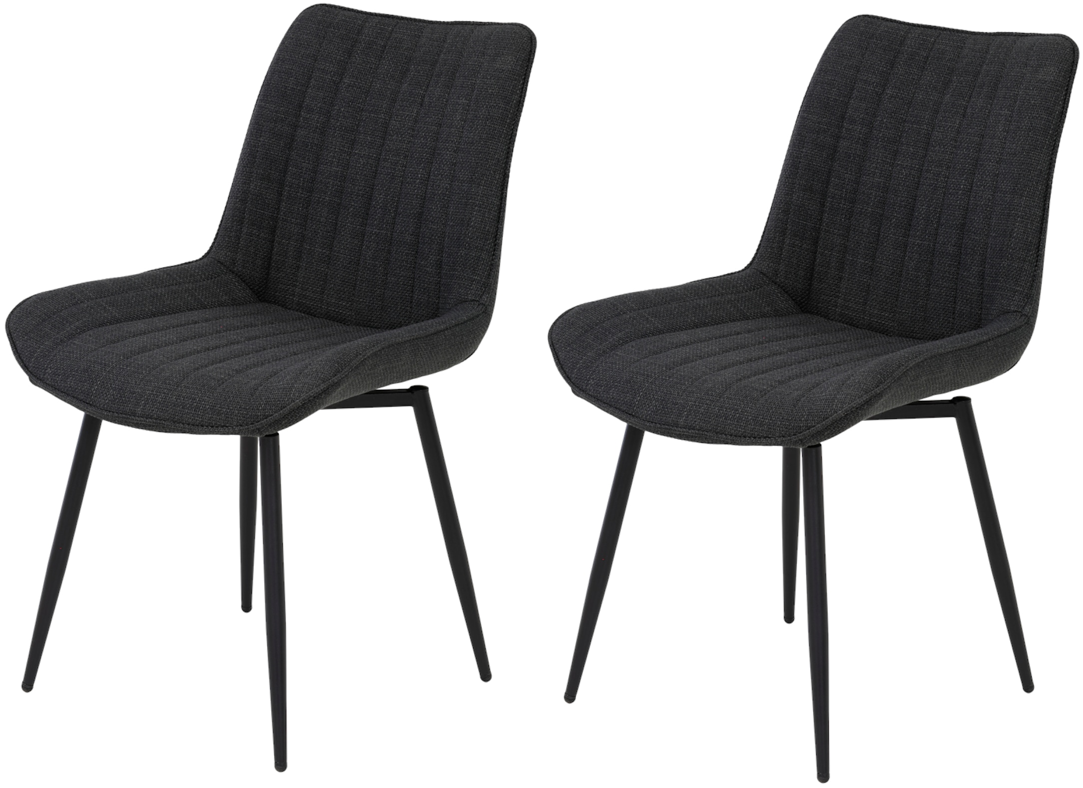 HELA Drehstuhl »Vierfußstuhl BERGEN«, (Set), 2 St., Webstoff, Esszimmerstuh günstig online kaufen