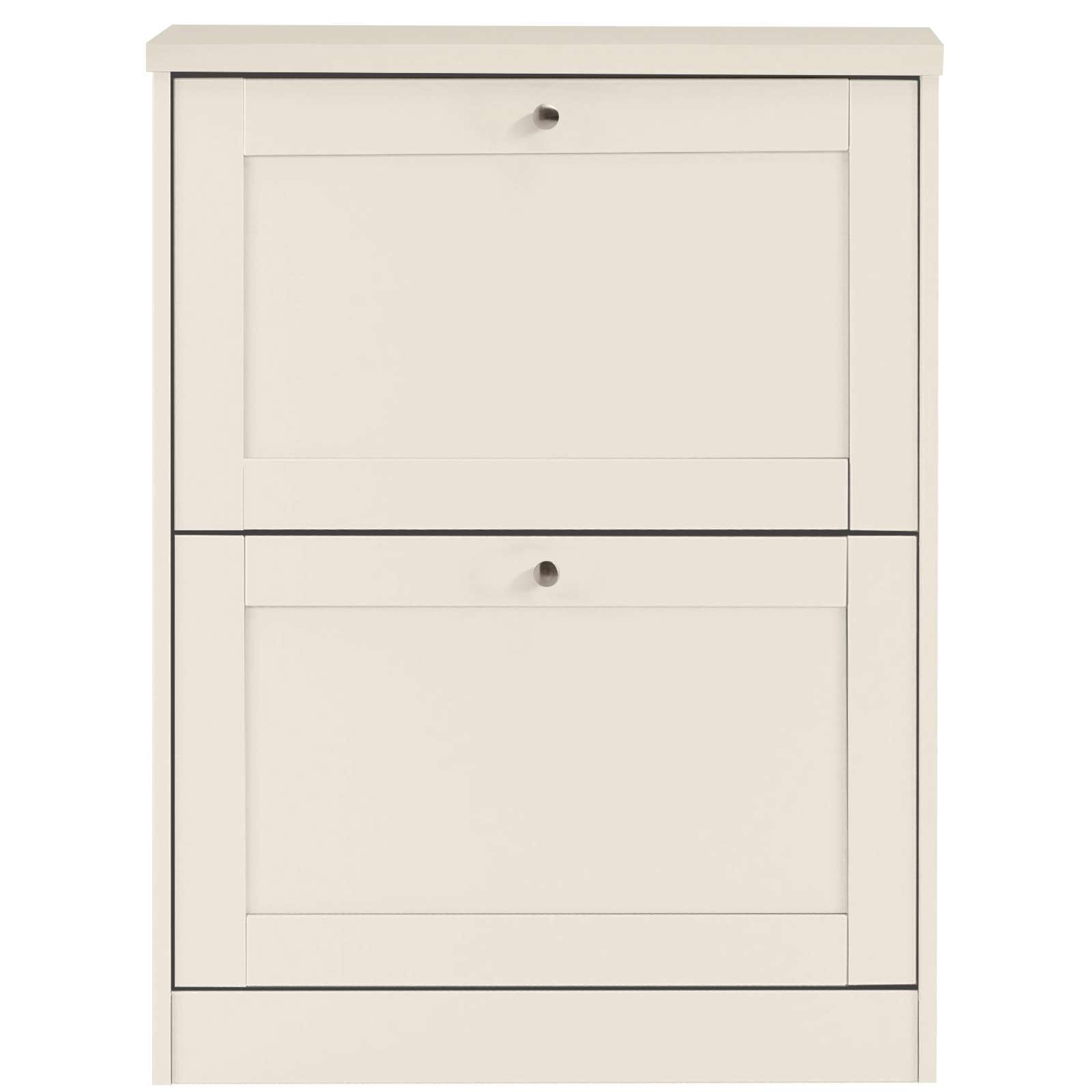 OTTO home Schuhschrank »Heide« Breite 70 cm, mit 2 Klappen und Facettenfront