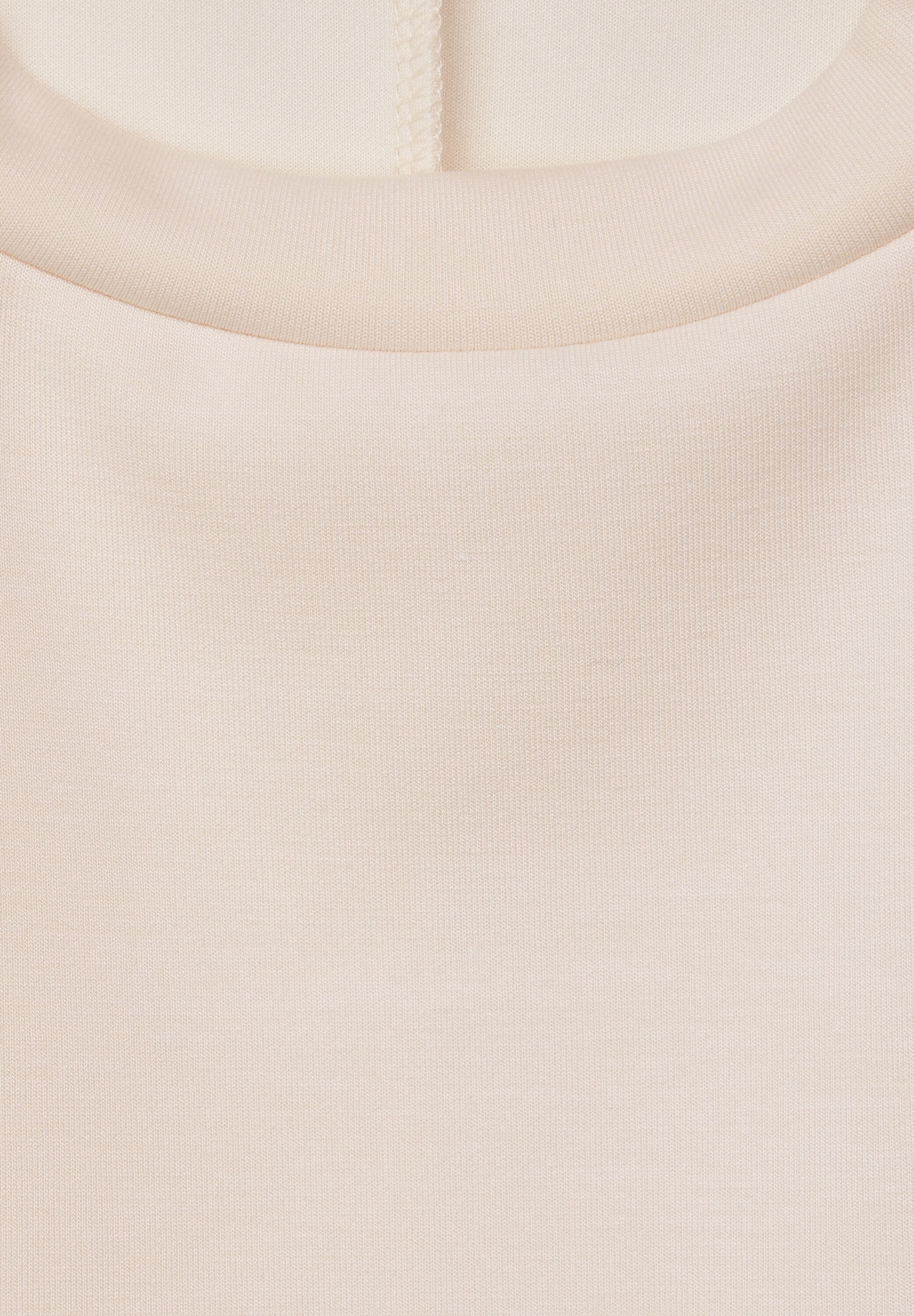 STREET ONE Shirttop »silk look turtel neck«, mit Ziernaht hinten