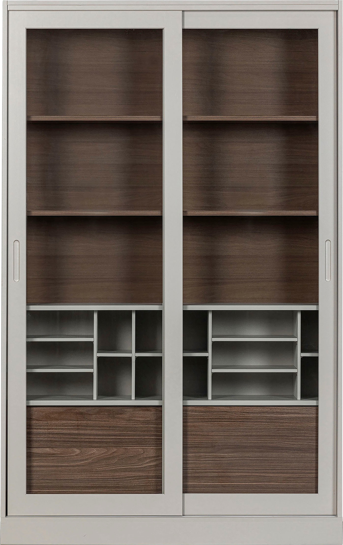 WOOOD Vitrine »James«, mit Glas, viel Stauraum, H 200 cm x B 125 cm günstig online kaufen