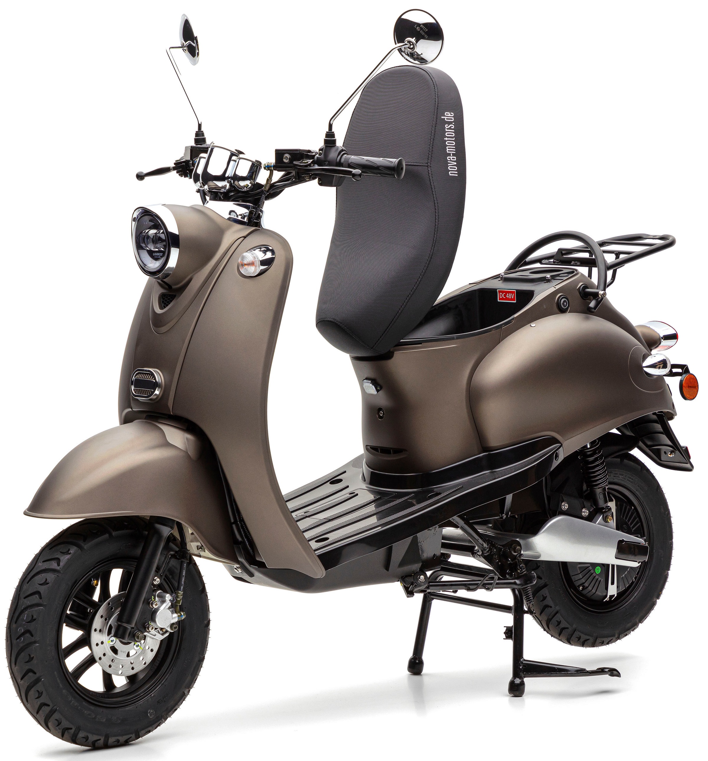 Nova Motors E-Motorroller »eRetro Star Li« bis zu 40 km Reichweite, härteverstellbare Dual-Stoßdämpfer hinten